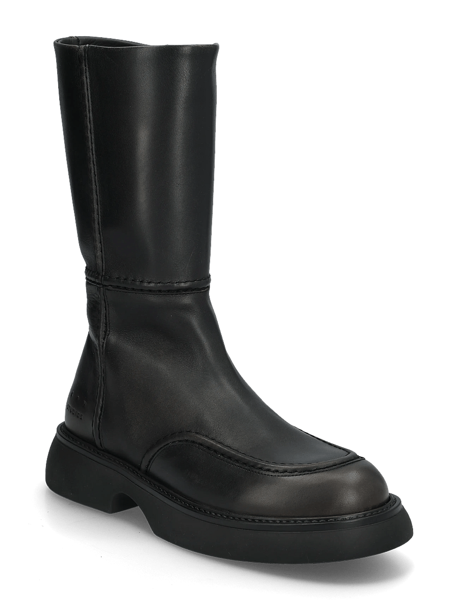 Copenhagen Studios - CPH760 vintage leather black - platta ankelboots - black - 0