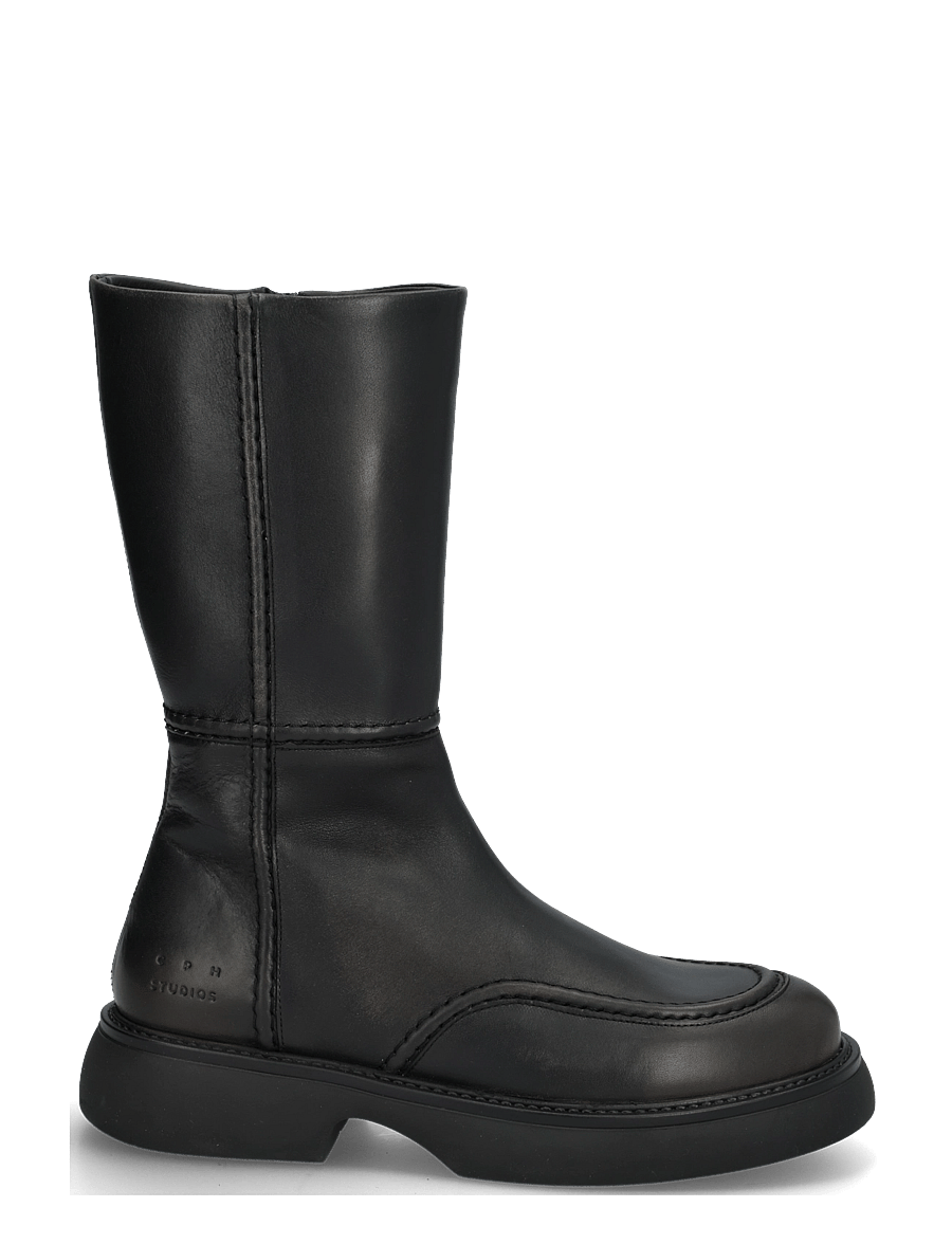 Copenhagen Studios - CPH760 vintage leather black - flache stiefeletten - black - 2
