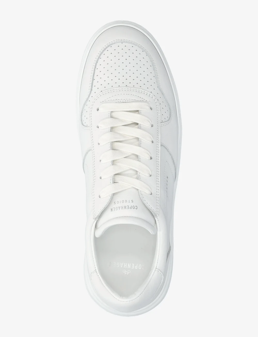 Copenhagen Studios - CPH77M leather mix white - laisvalaikio batai žemu aulu - white - 3