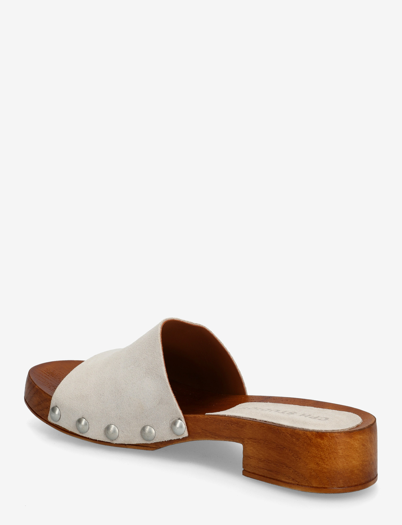 Copenhagen Studios - CPH798 suede - flade mules - light stone - 2