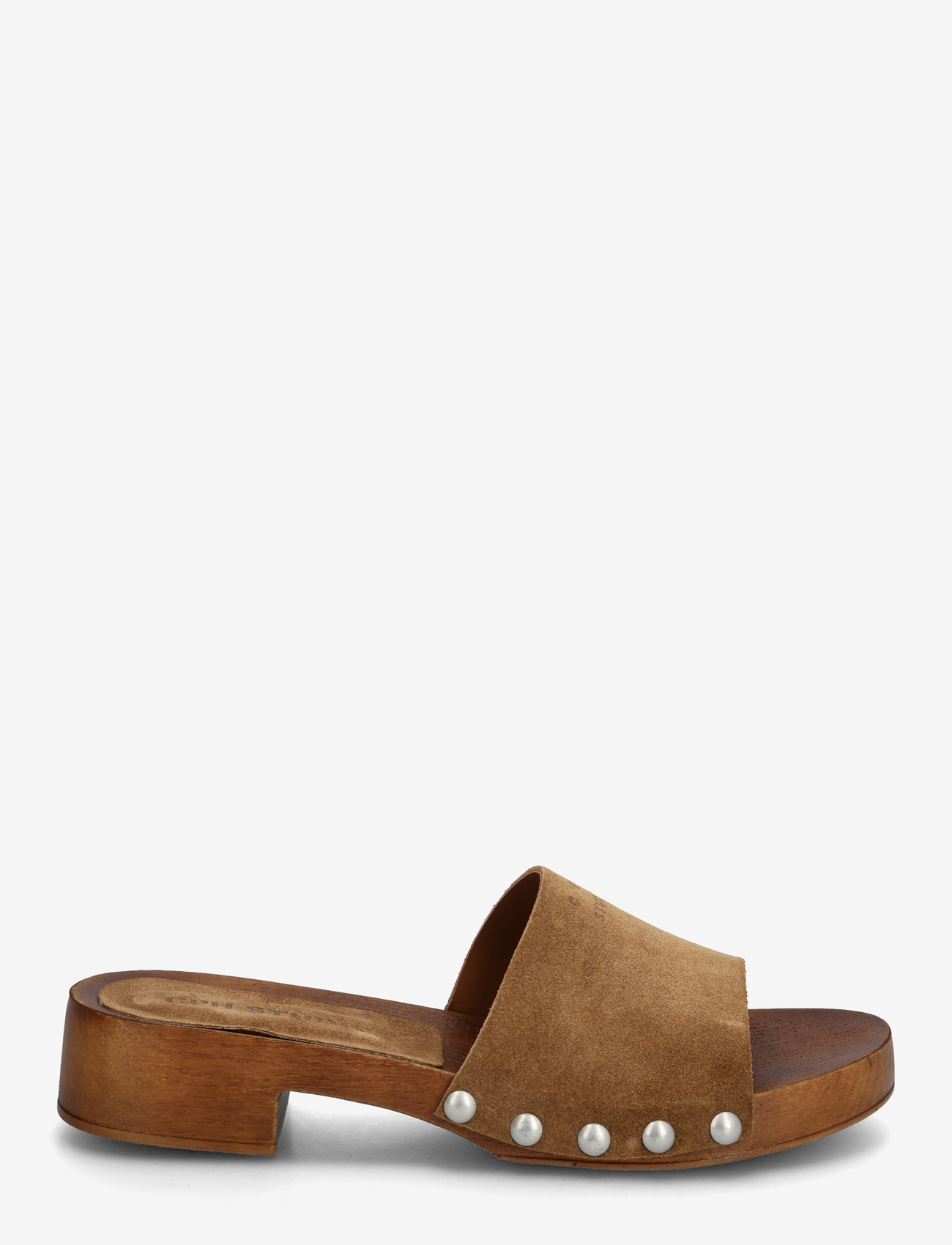Copenhagen Studios - CPH798 suede - flache pantoletten - new brown - 1
