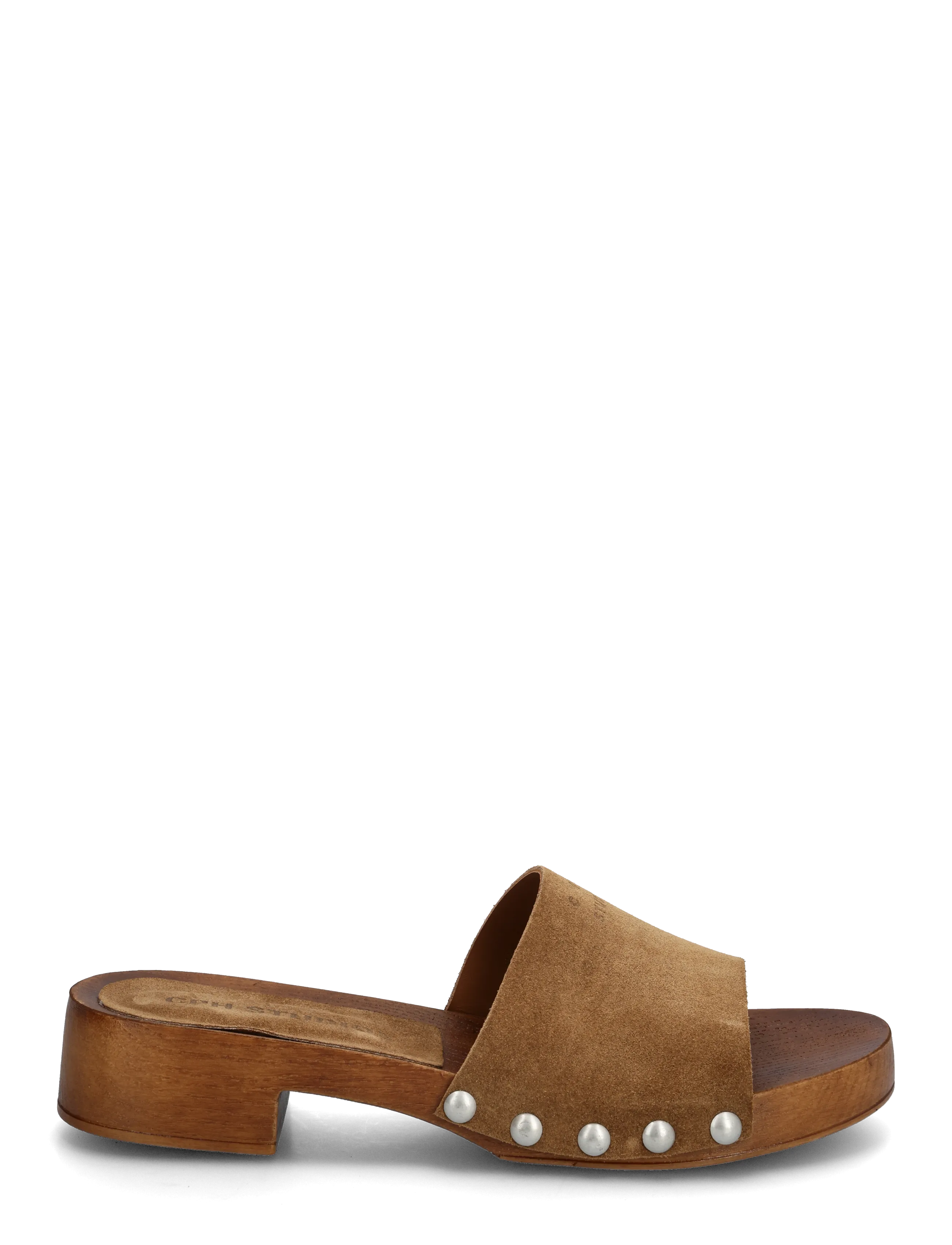 Copenhagen Studios - CPH798 suede - flat mules - new brown - 1