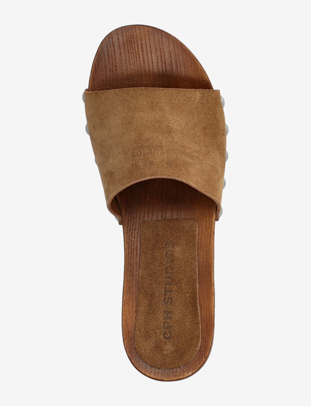 Copenhagen Studios - CPH798 suede - flache pantoletten - new brown - 3