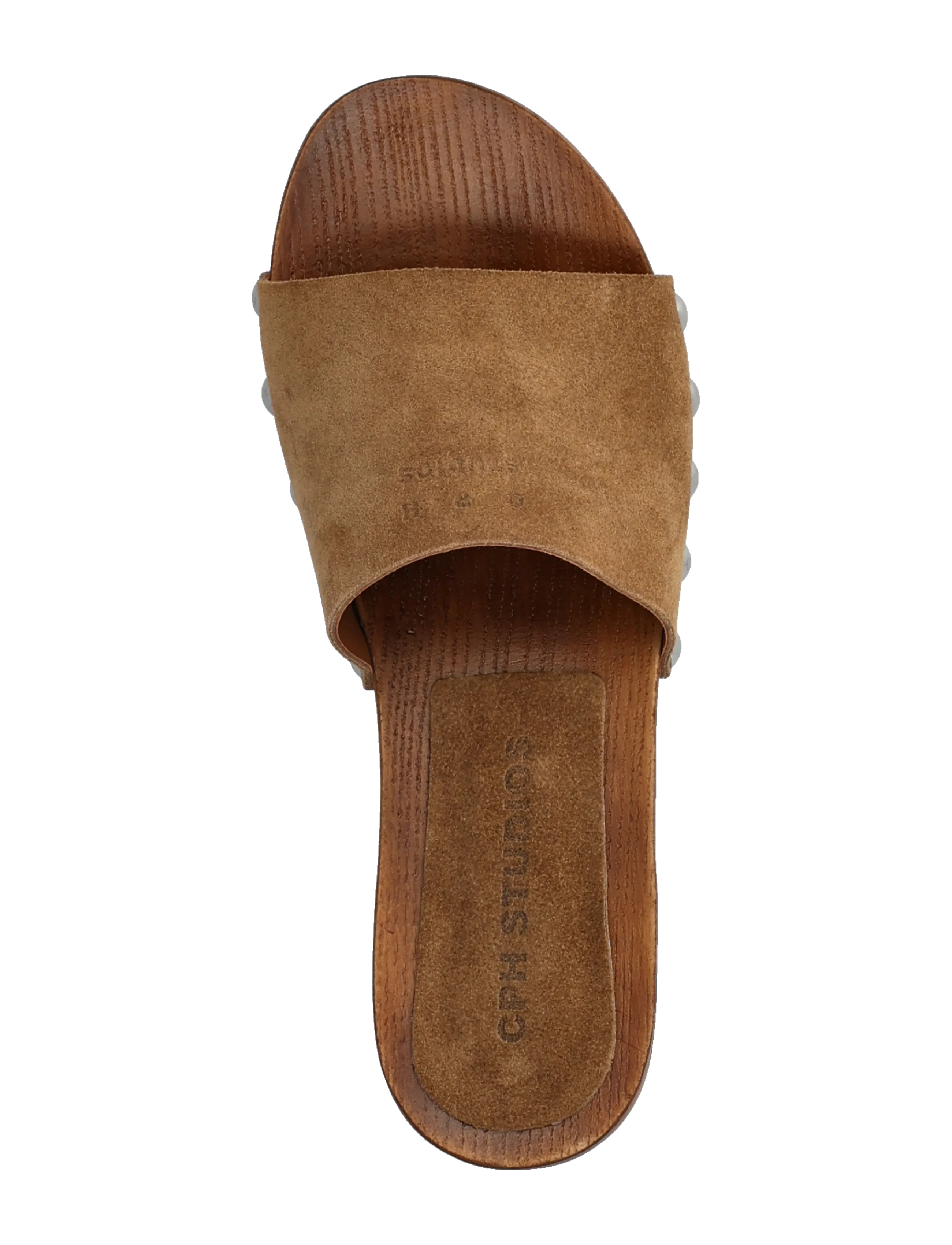Copenhagen Studios - CPH798 suede - flat mules - new brown - 3