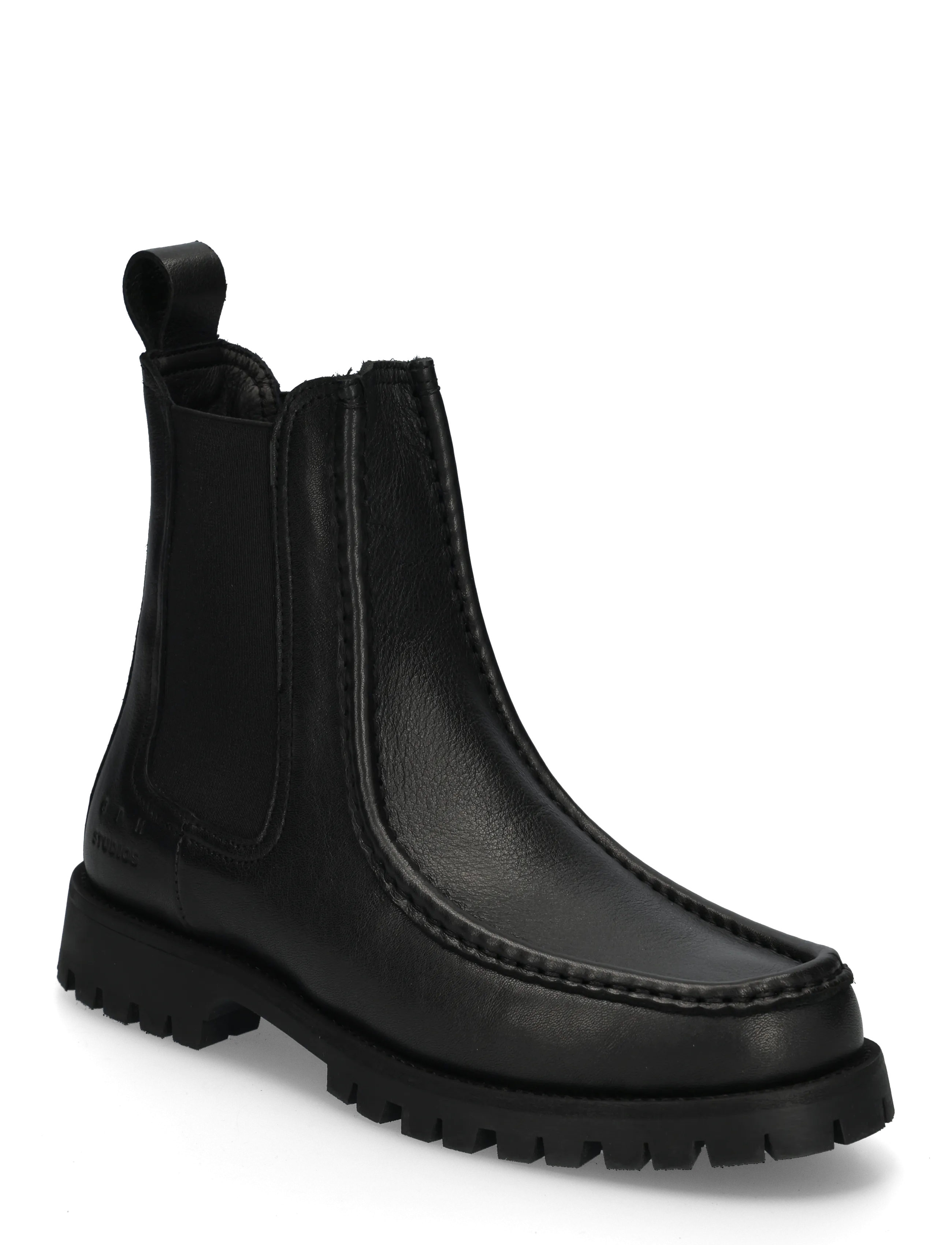 Copenhagen Studios CPH845 suede chocolate - Chelsea boots - BLACK / black