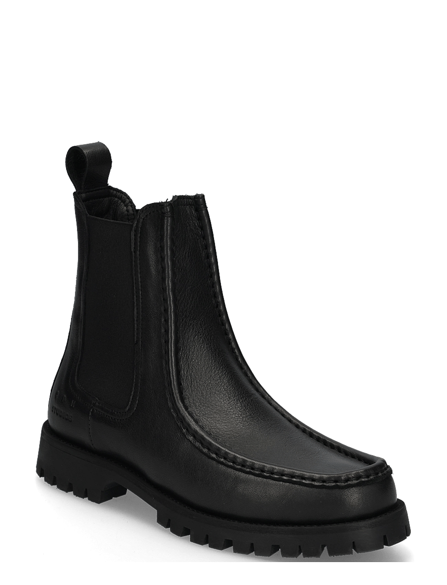 Copenhagen Studios - CPH845 suede chocolate - chelsea-saapad - black - 0