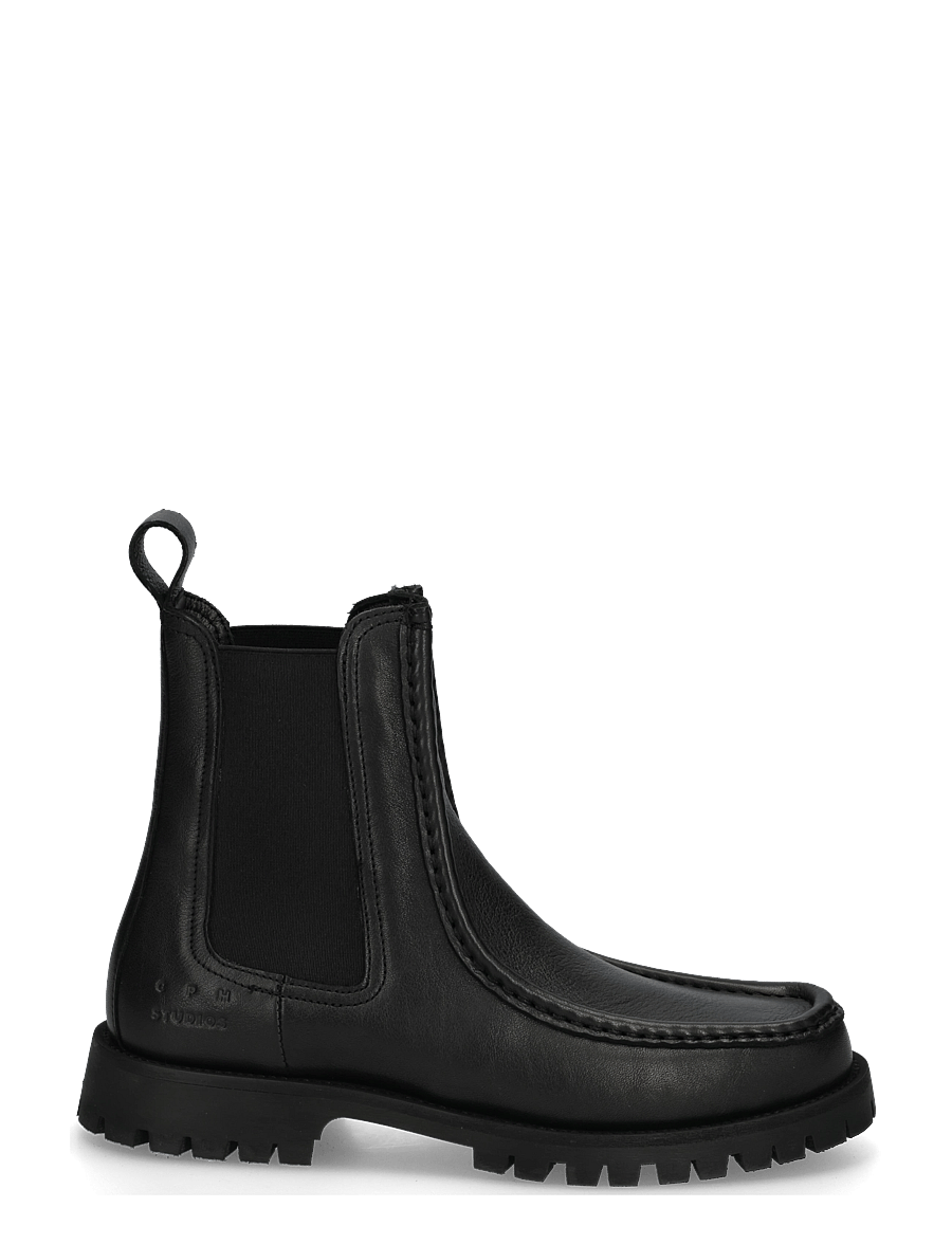 Copenhagen Studios - CPH845 suede chocolate - chelsea-saapad - black - 2