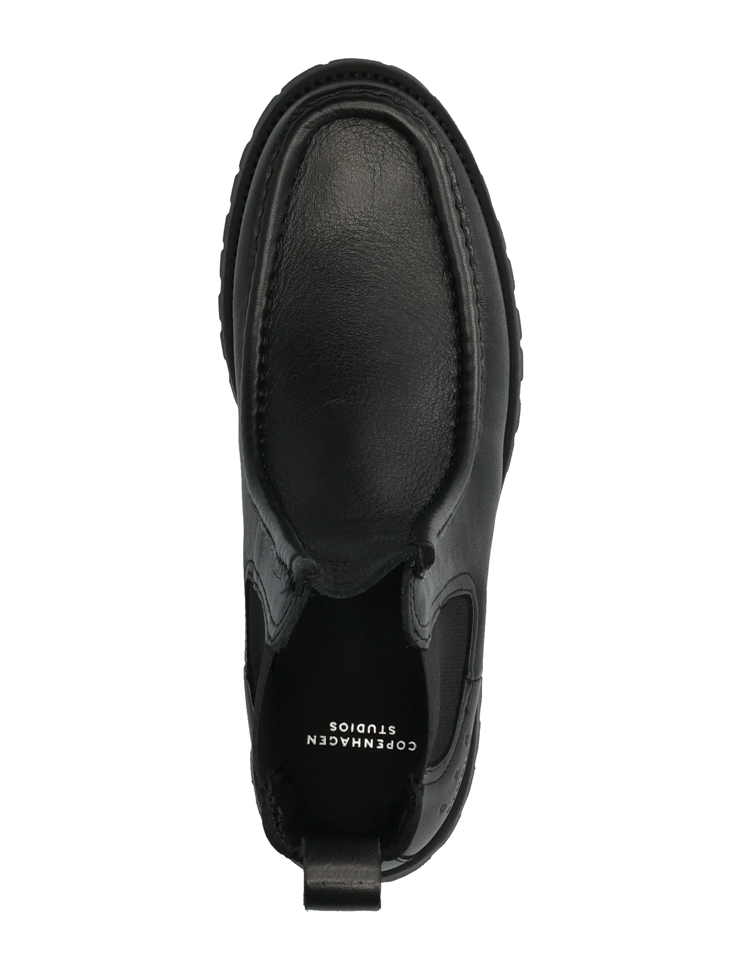 Copenhagen Studios - CPH845 leather black - flat ankle boots - black - 3
