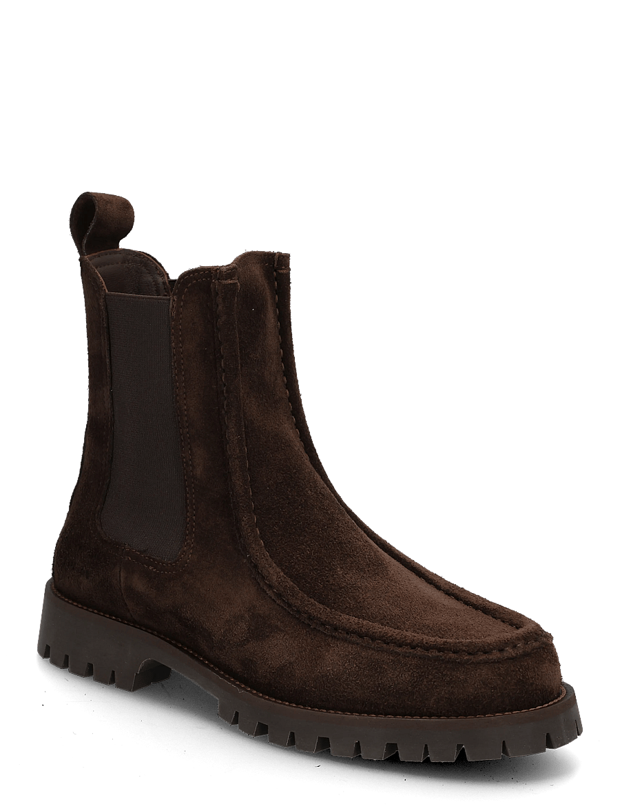 Copenhagen Studios - CPH845 leather black - flade ankelstøvler - chocolate - 0
