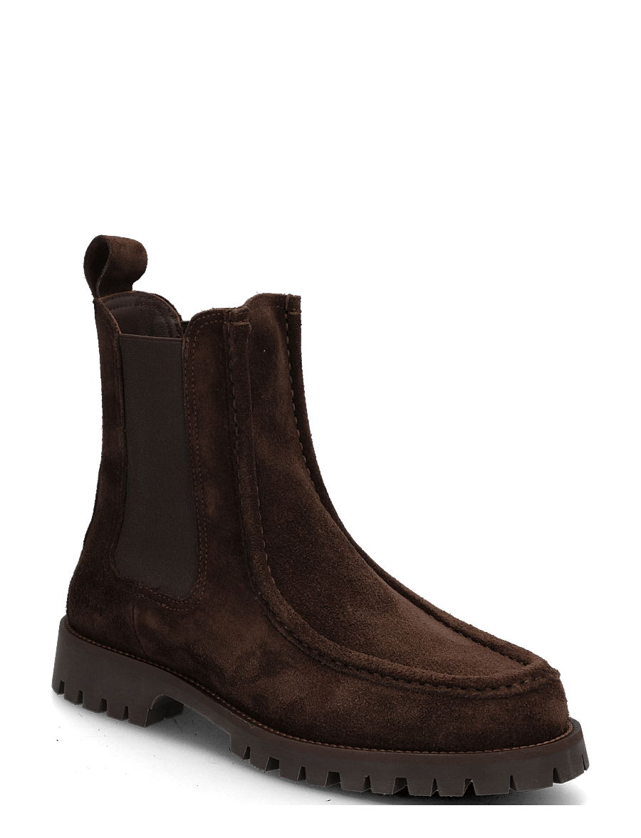 Copenhagen Studios - CPH845 suede chocolate - chelsea boots - chocolate - 0