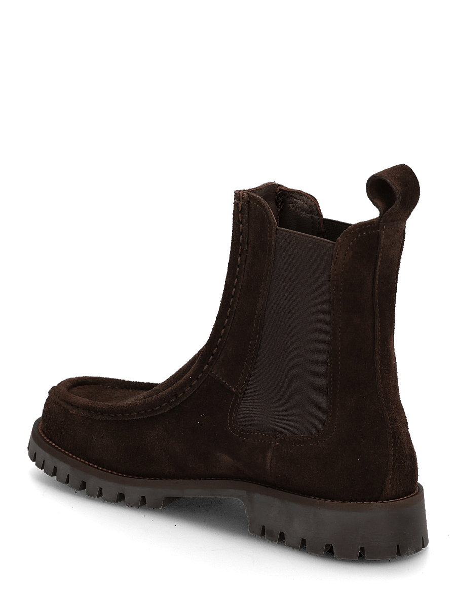 Copenhagen Studios - CPH845 leather black - flade ankelstøvler - chocolate - 1