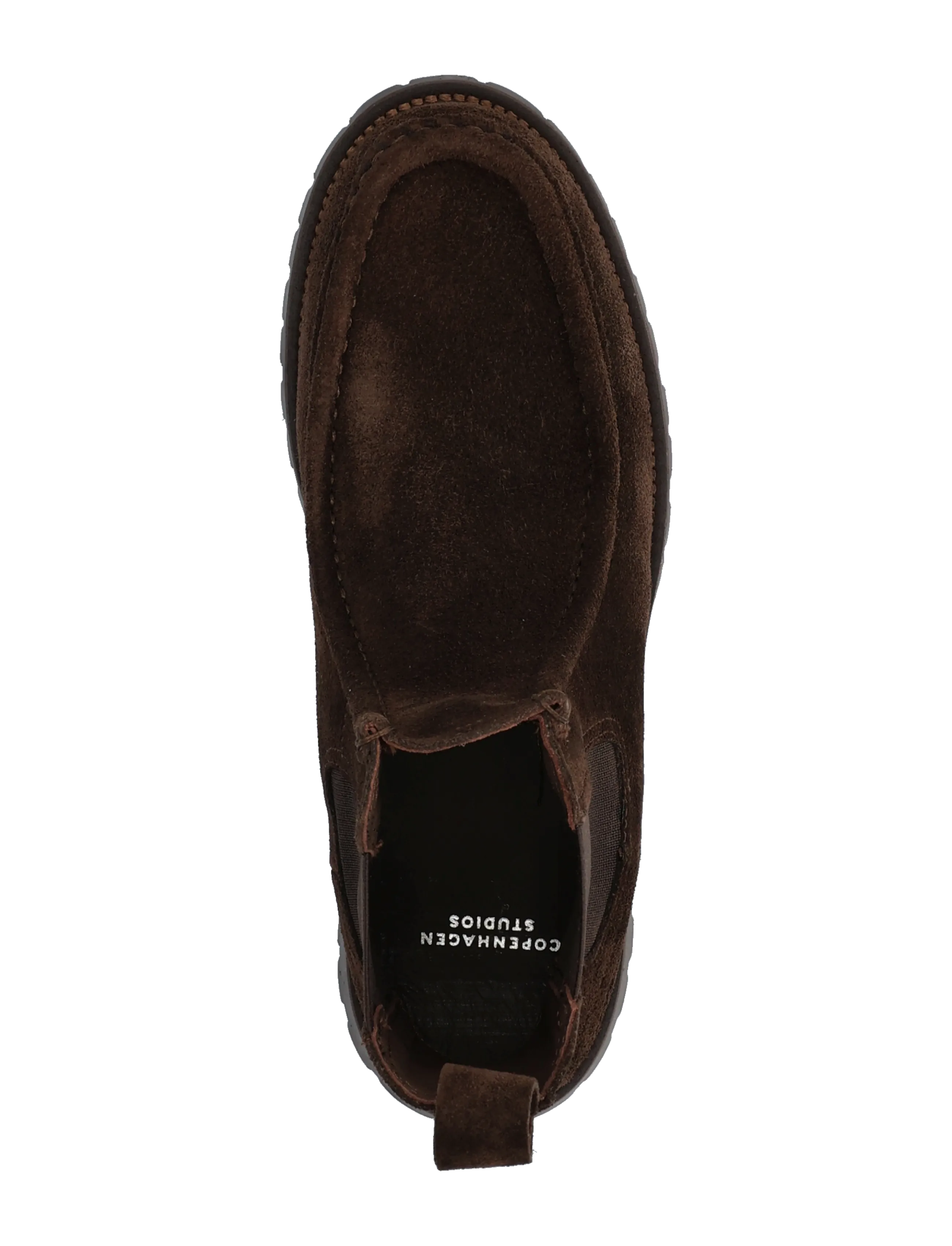 Copenhagen Studios - CPH845 leather black - flat ankle boots - chocolate - 3