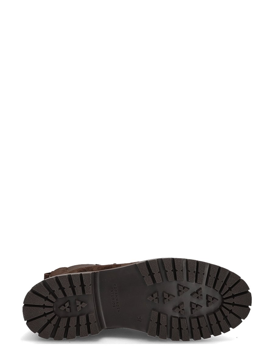 Copenhagen Studios - CPH845 suede chocolate - flache stiefeletten - chocolate - 4
