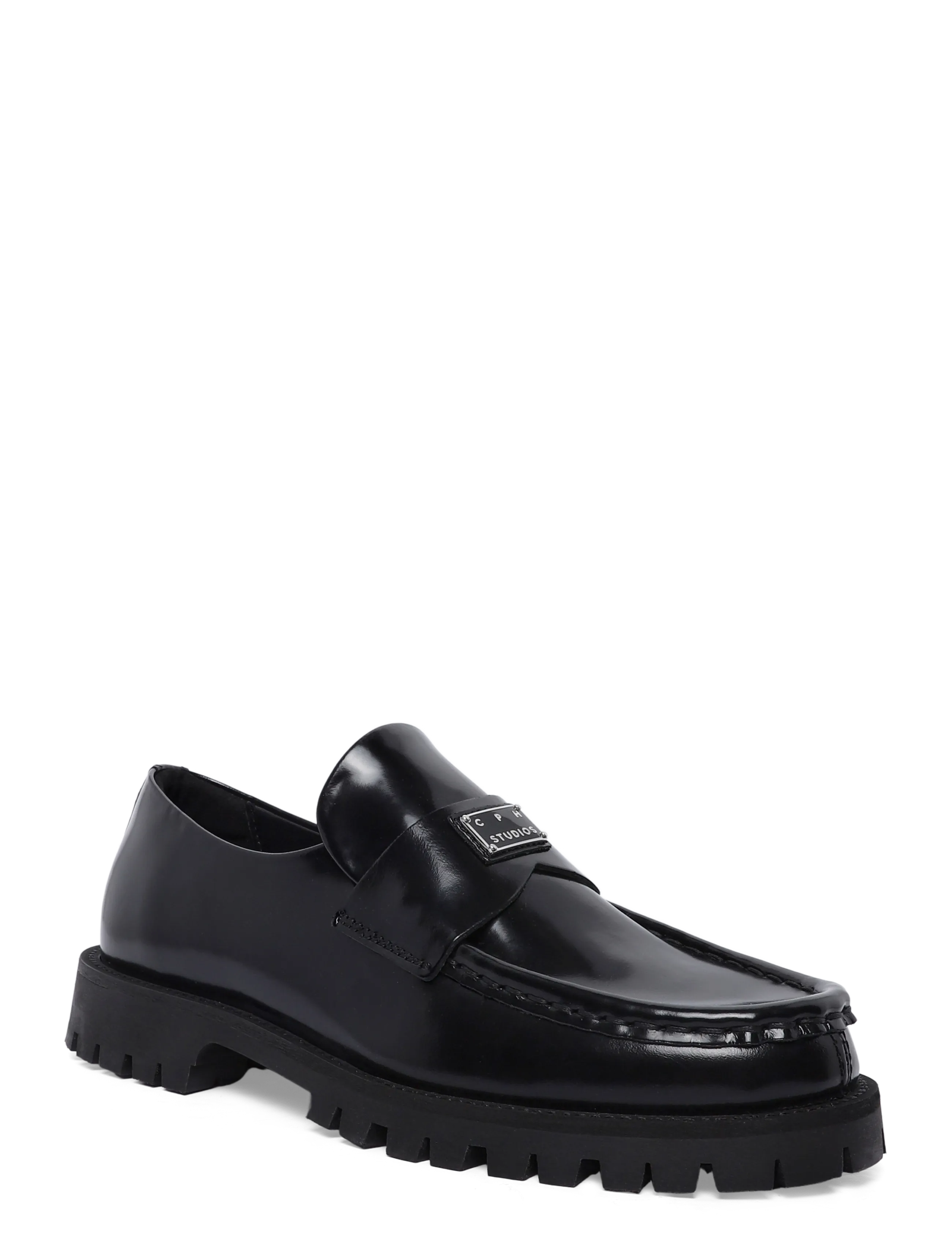 Copenhagen Studios CPH848 brushed leather black - Jalanõud - BLACK / black