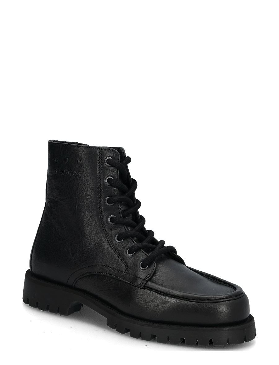 Copenhagen Studios - CPH849 suede chocolate - snørestøvler - black - 0