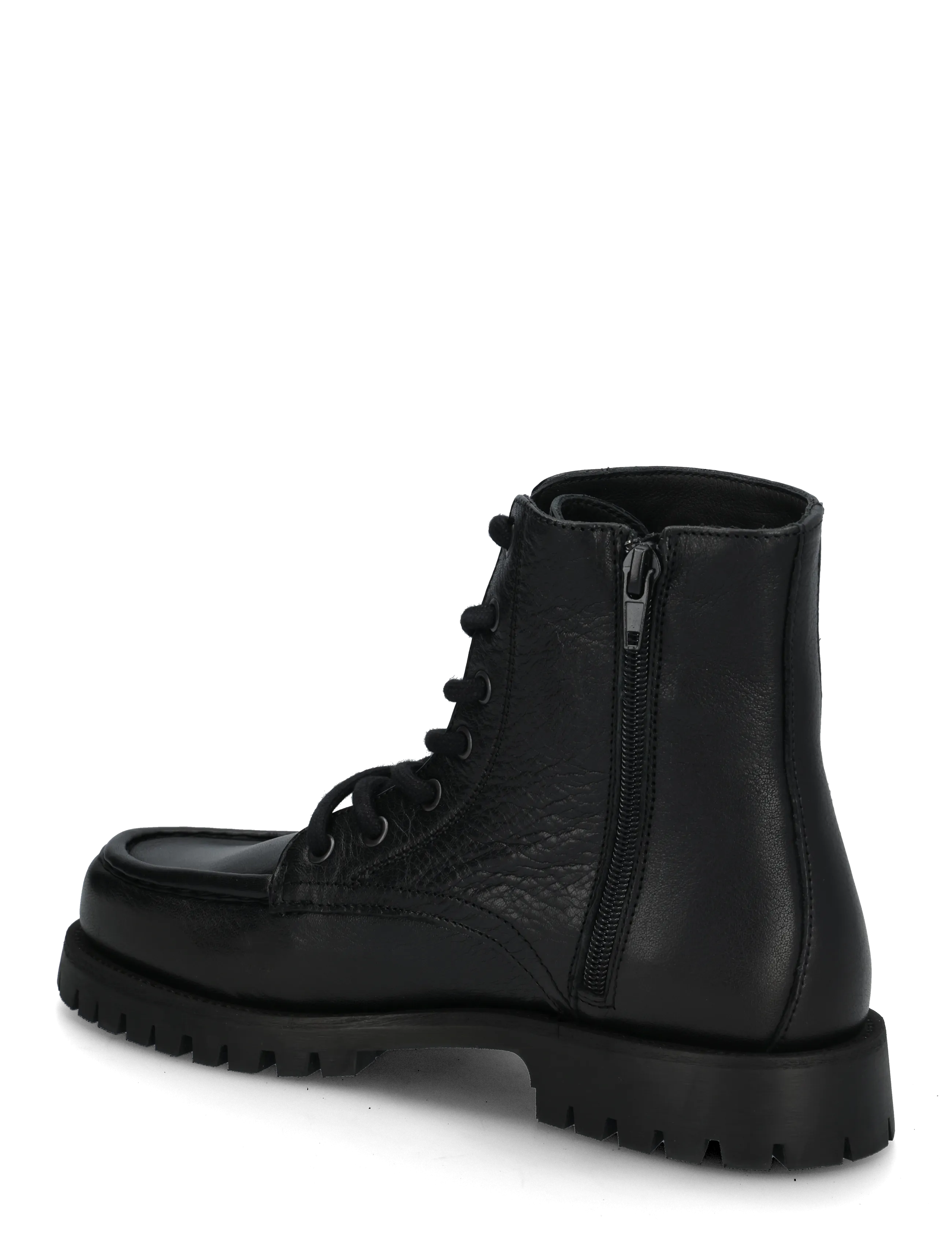 Copenhagen Studios - CPH849 grainy leather - bottes lacées - black - 1