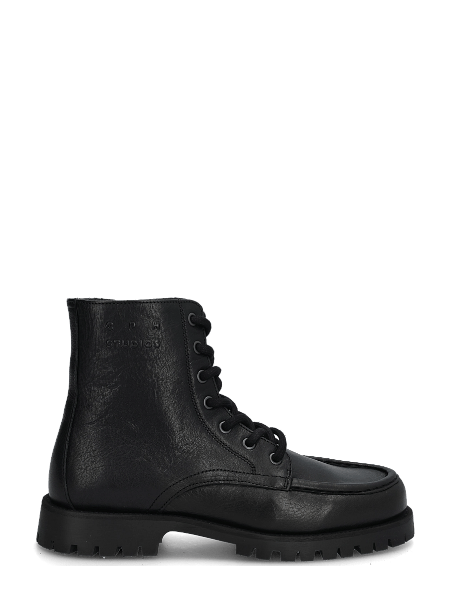 Copenhagen Studios - CPH849 suede chocolate - snørestøvler - black - 2