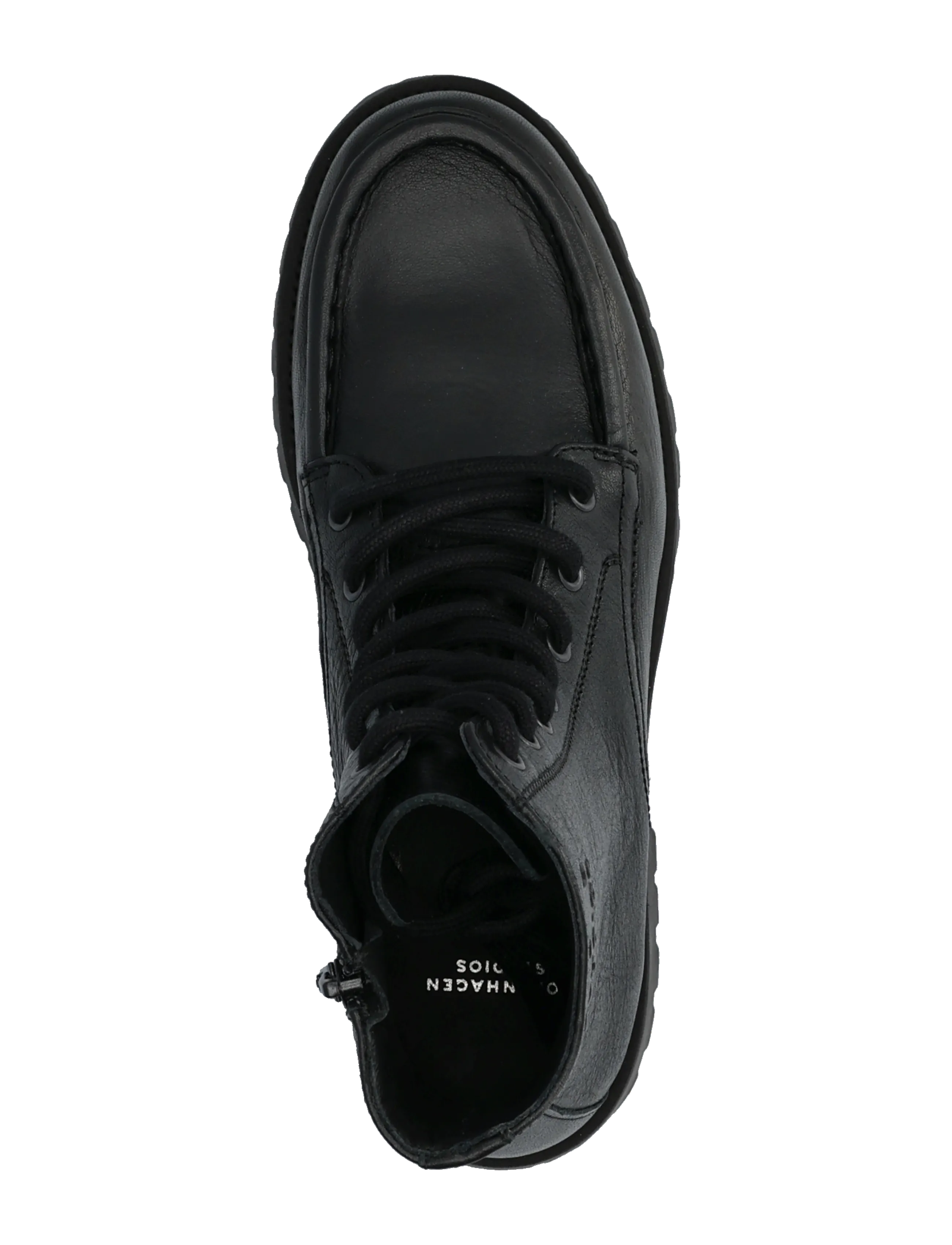 Copenhagen Studios - CPH849 grainy leather - bottes lacées - black - 3