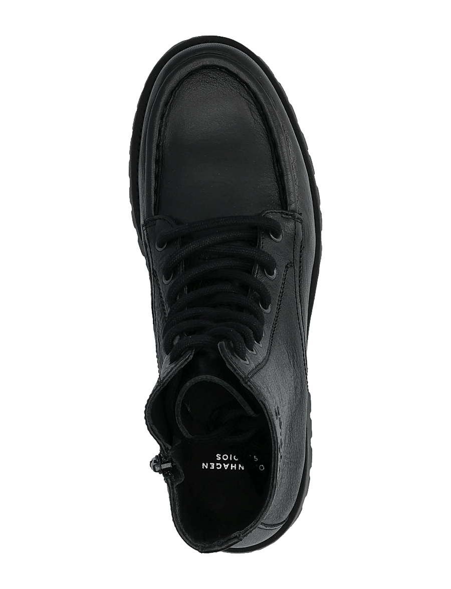 Copenhagen Studios - CPH849 grainy leather - bottes lacées - black - 3