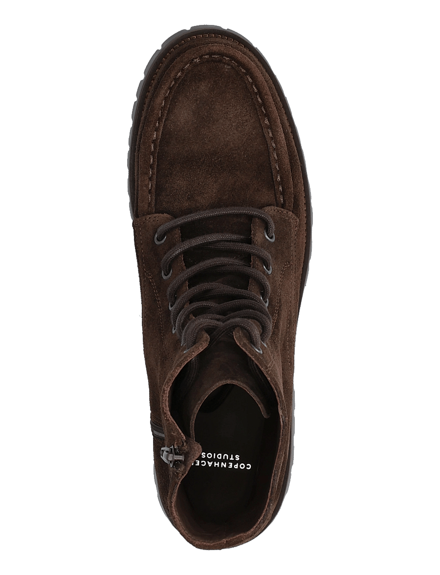 Copenhagen Studios - CPH849 grainy leather - laced boots - chocolate - 3
