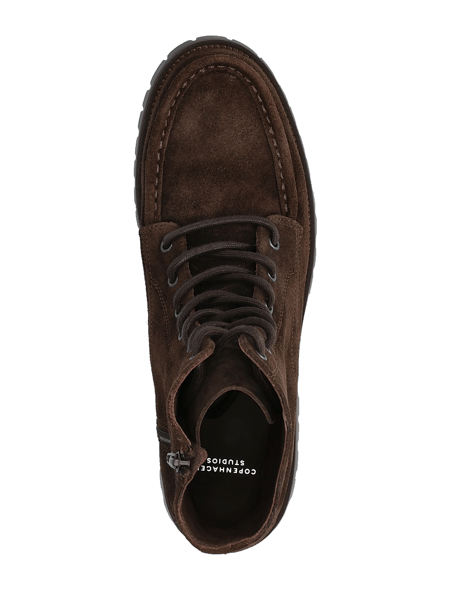 Copenhagen Studios - CPH849 grainy leather - geschnürte stiefel - chocolate - 3