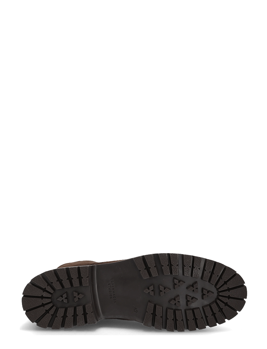 Copenhagen Studios - CPH849 grainy leather - laced boots - chocolate - 4