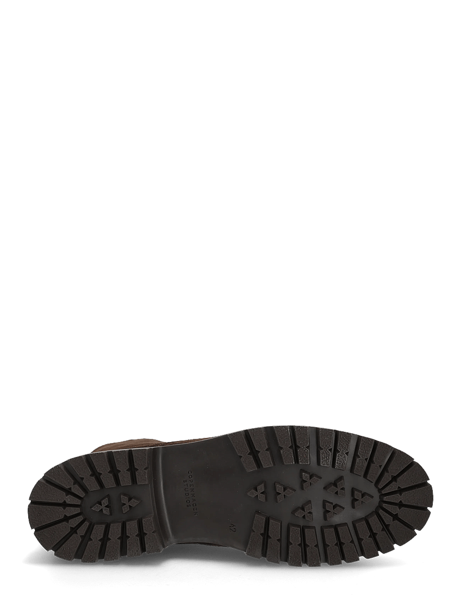 Copenhagen Studios - CPH849 grainy leather - geschnürte stiefel - chocolate - 4