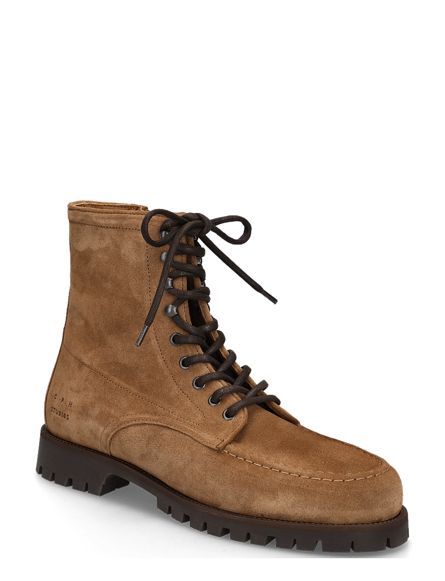 Copenhagen Studios - CPH849M suede new brown - laced boots - new brown - 0