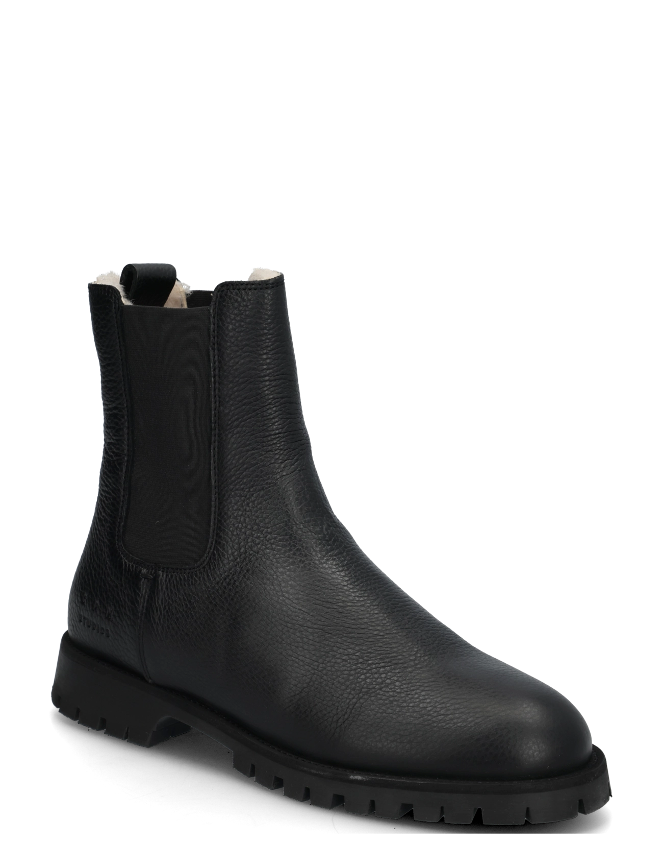 Copenhagen Studios CPH850M grainy leather teddy black - Stiefel - BLACK / black