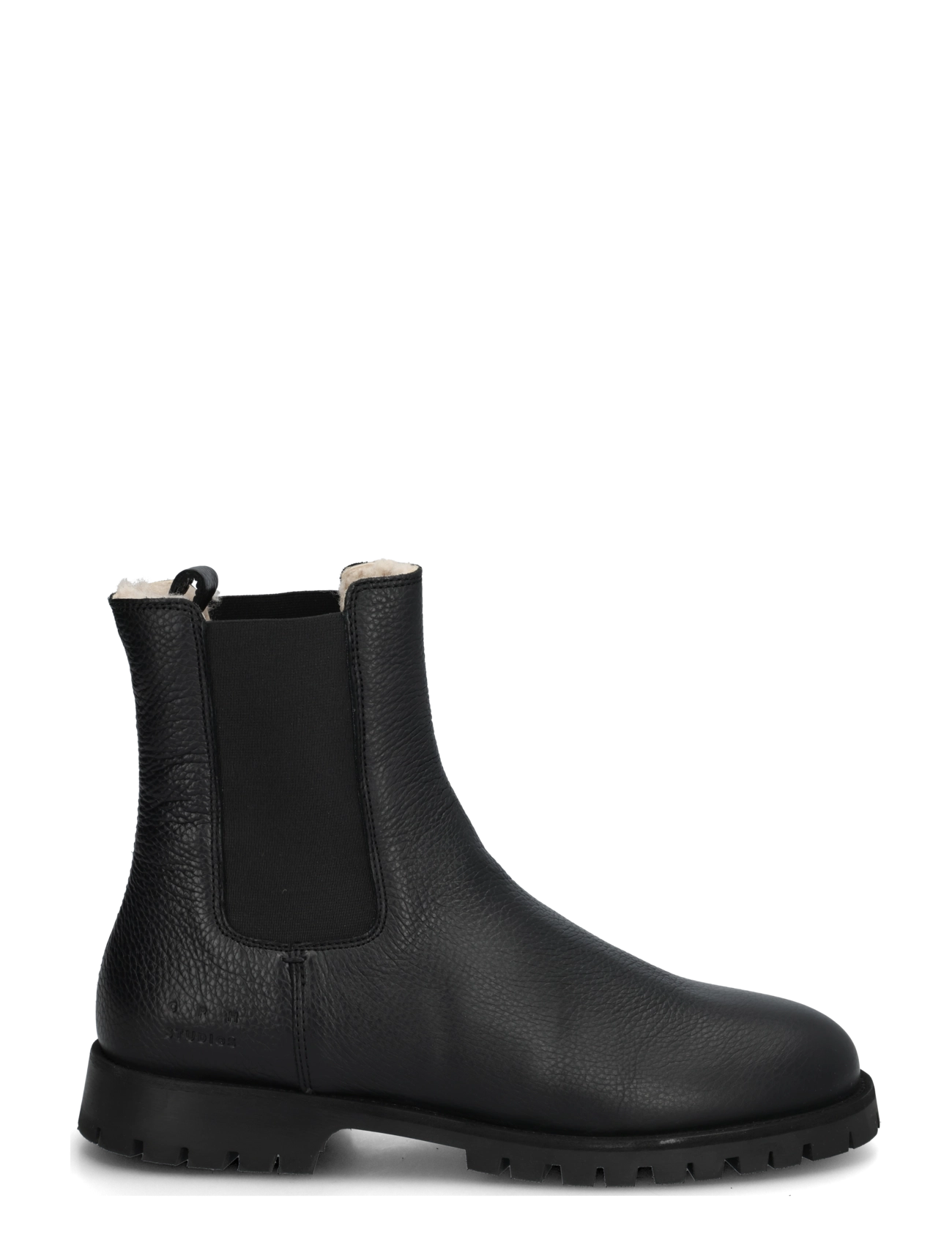 Copenhagen Studios - CPH850M grainy leather teddy black - chelsea boots - black - 2