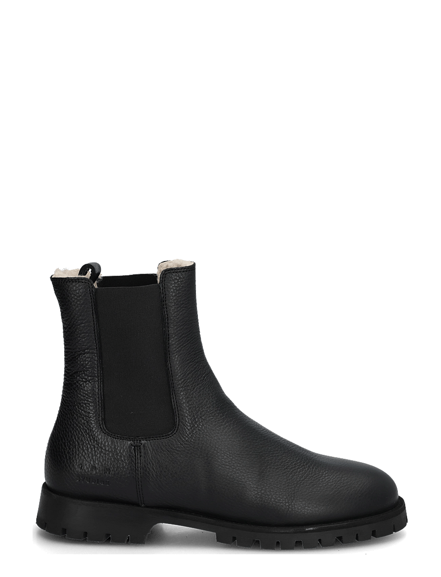 Copenhagen Studios - CPH850M grainy leather teddy black - chelsea boots - black - 2