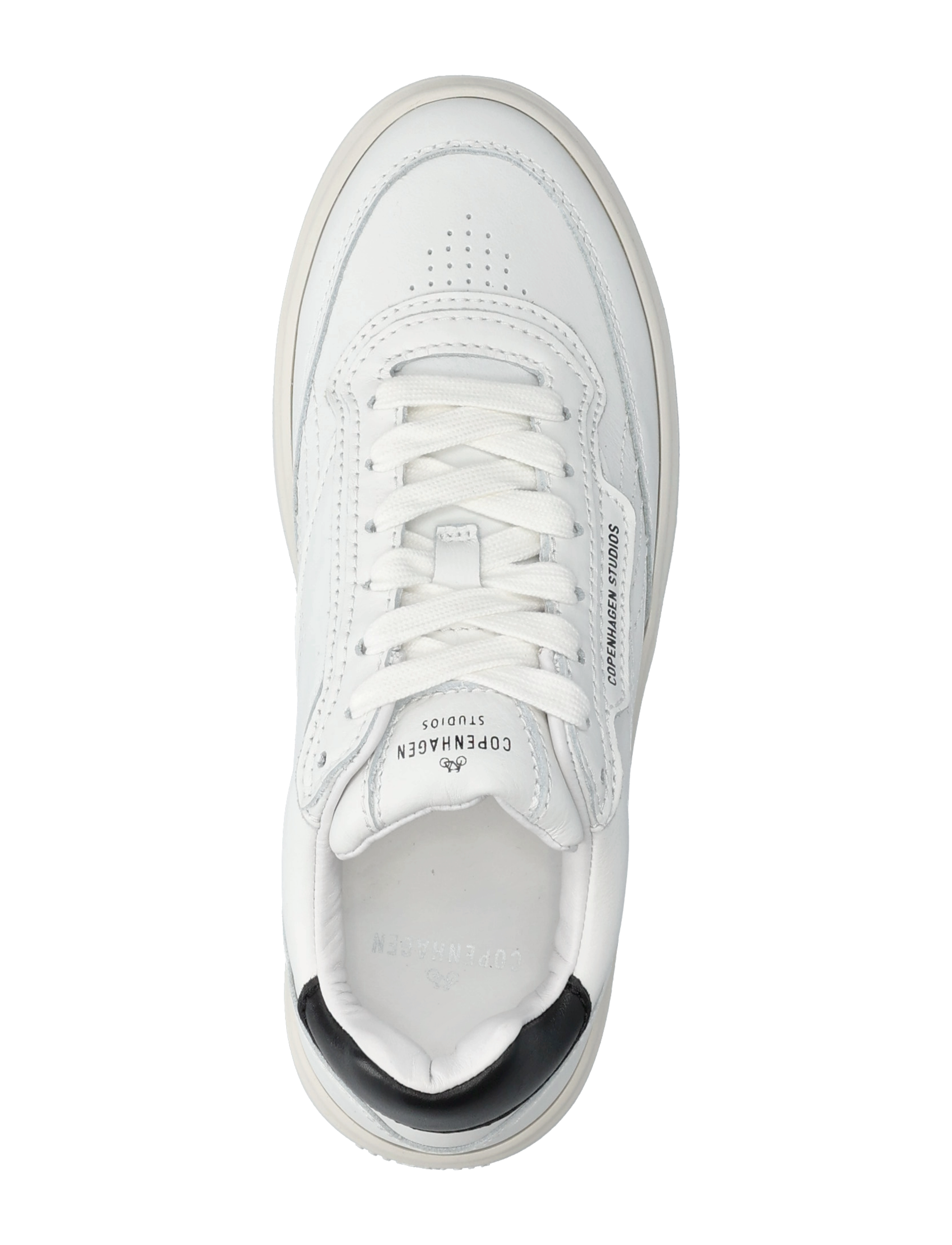 Copenhagen Studios - CPH89 leather mix cream/black - confirmation - white/black - 3