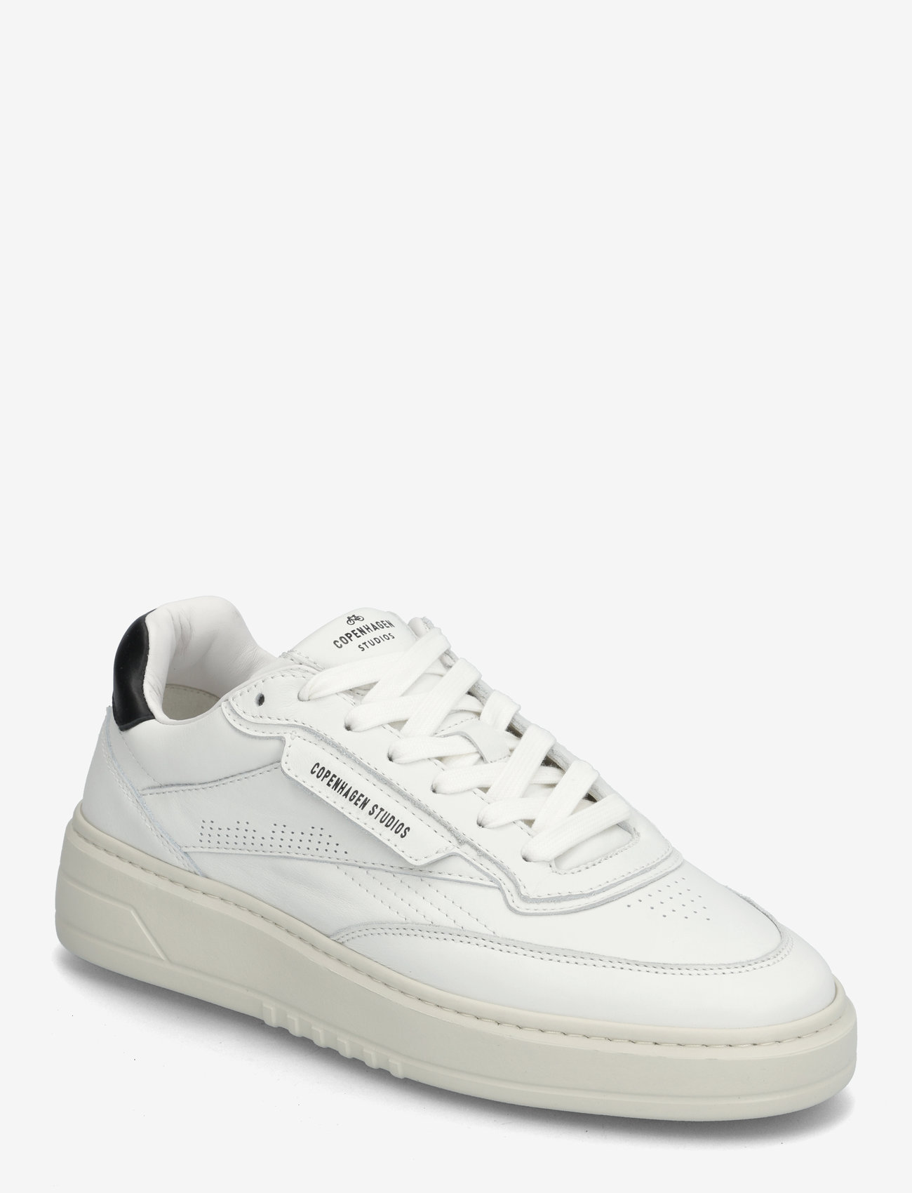 Copenhagen Studios - CPH89M leather mix white - niedriger schnitt - white/black - 0