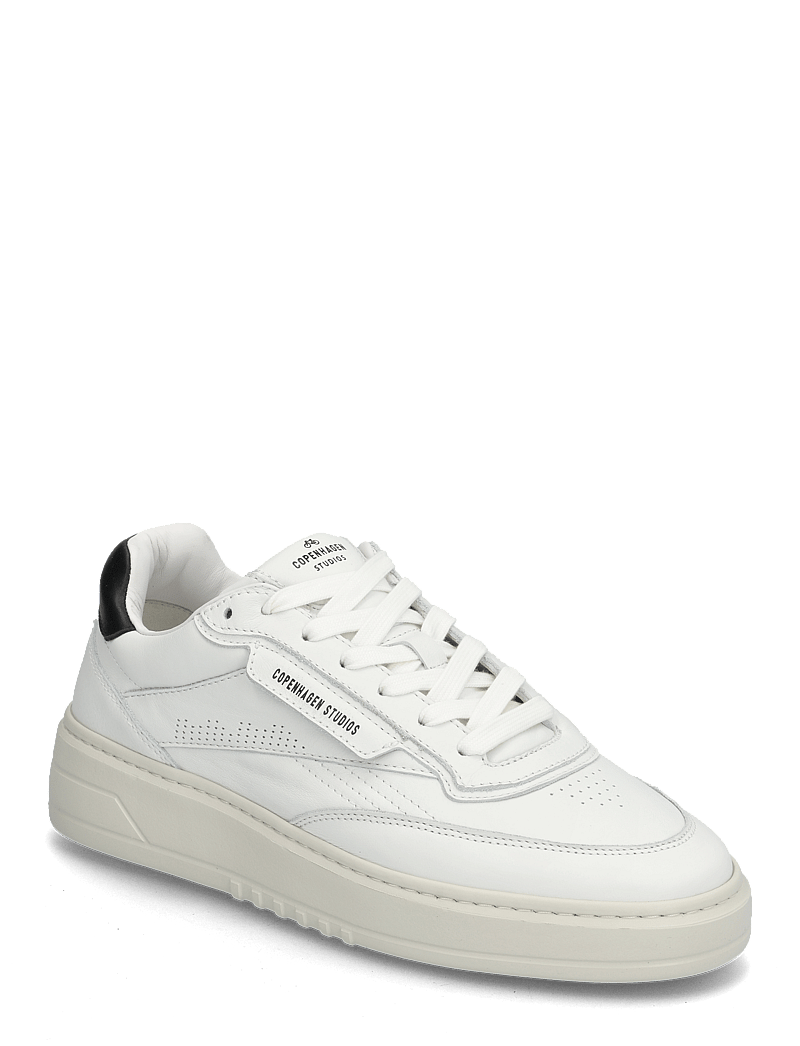 Copenhagen Studios - CPH89M leather mix white - niedriger schnitt - white/black - 0