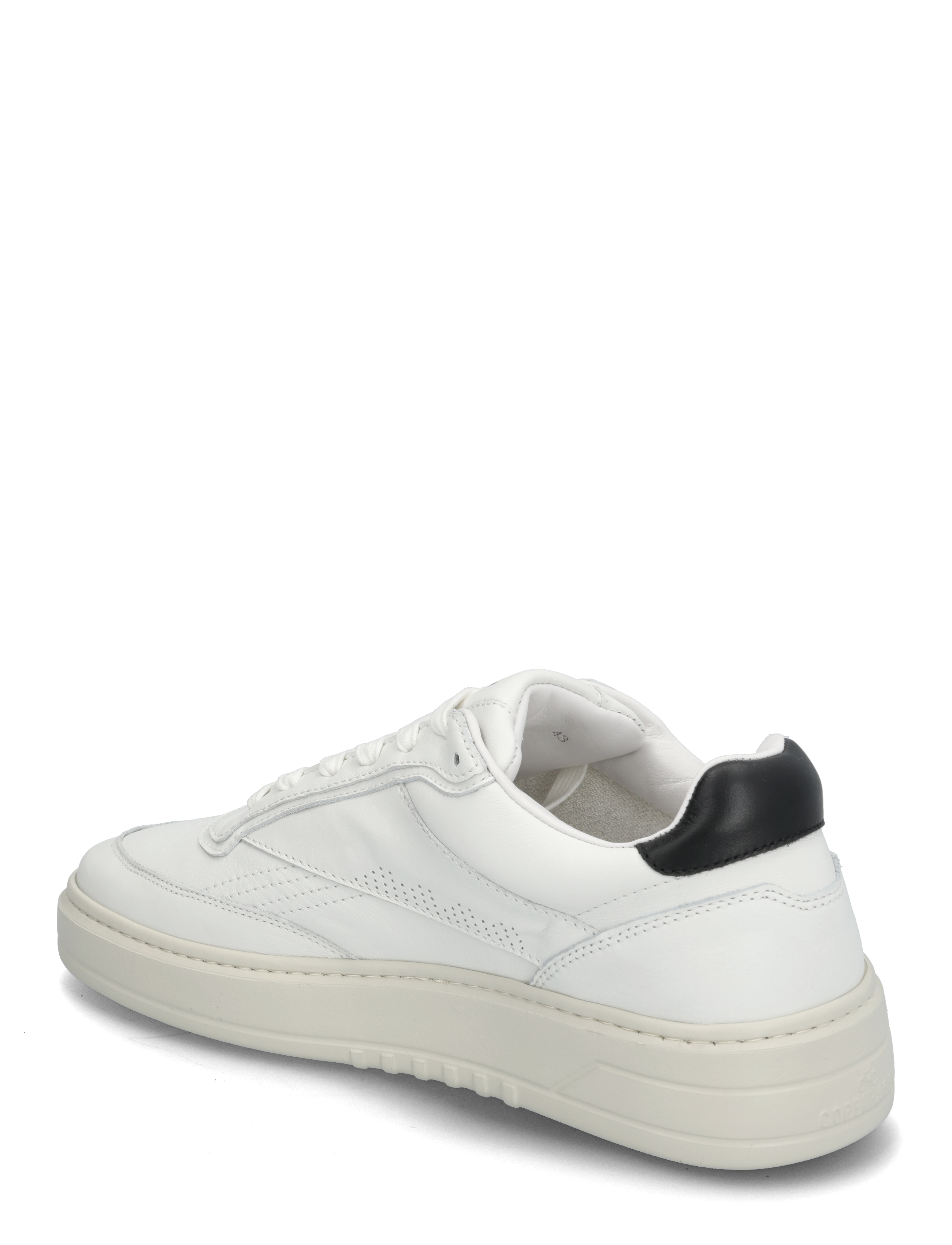 Copenhagen Studios - CPH89M leather mix white - baskets basses - white/black - 2