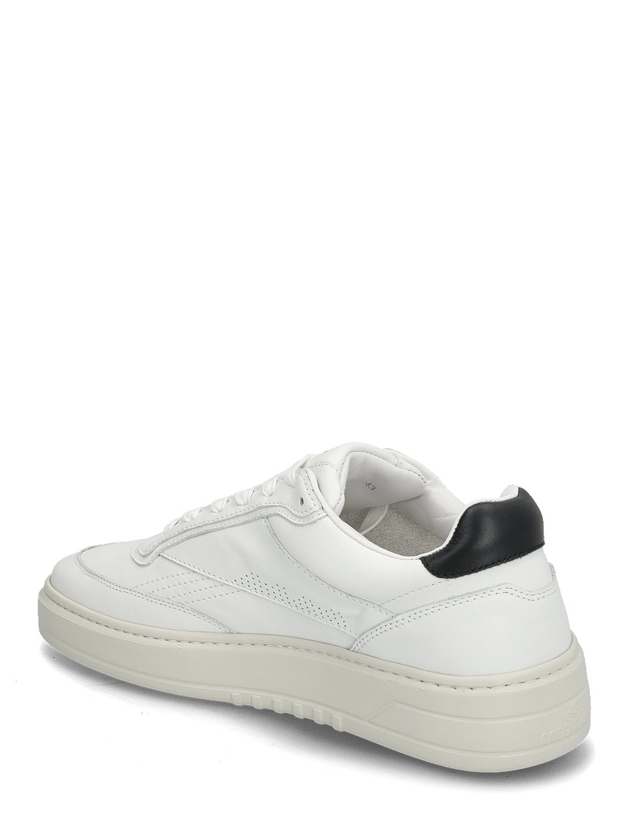 Copenhagen Studios - CPH89M leather mix white - baskets basses - white/black - 2