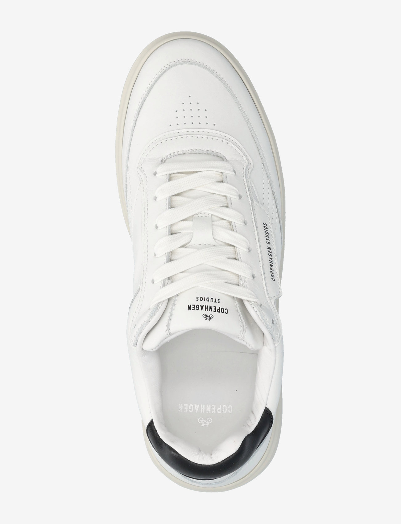 Copenhagen Studios - CPH89M leather mix white - niedriger schnitt - white/black - 3