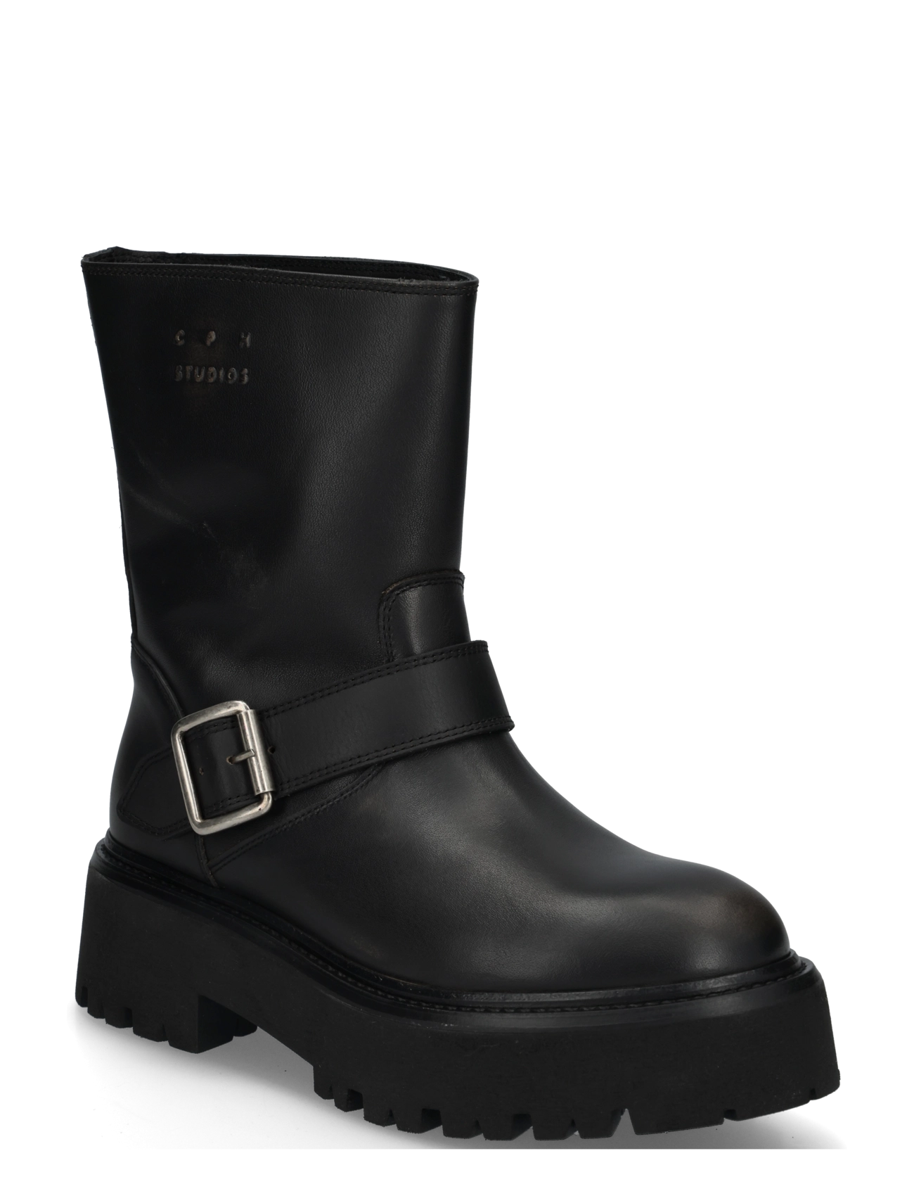 Copenhagen Studios CPH900 vintage leather brown - Stiefeletten - BLACK / black