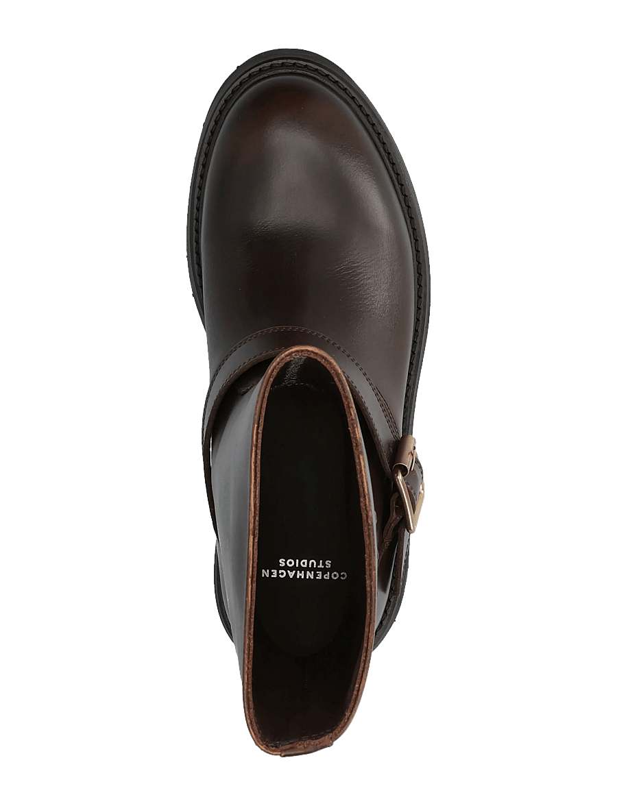 Copenhagen Studios - CPH900 grainy leather teddy dark brown - madalad poolsaapad - brown - 3