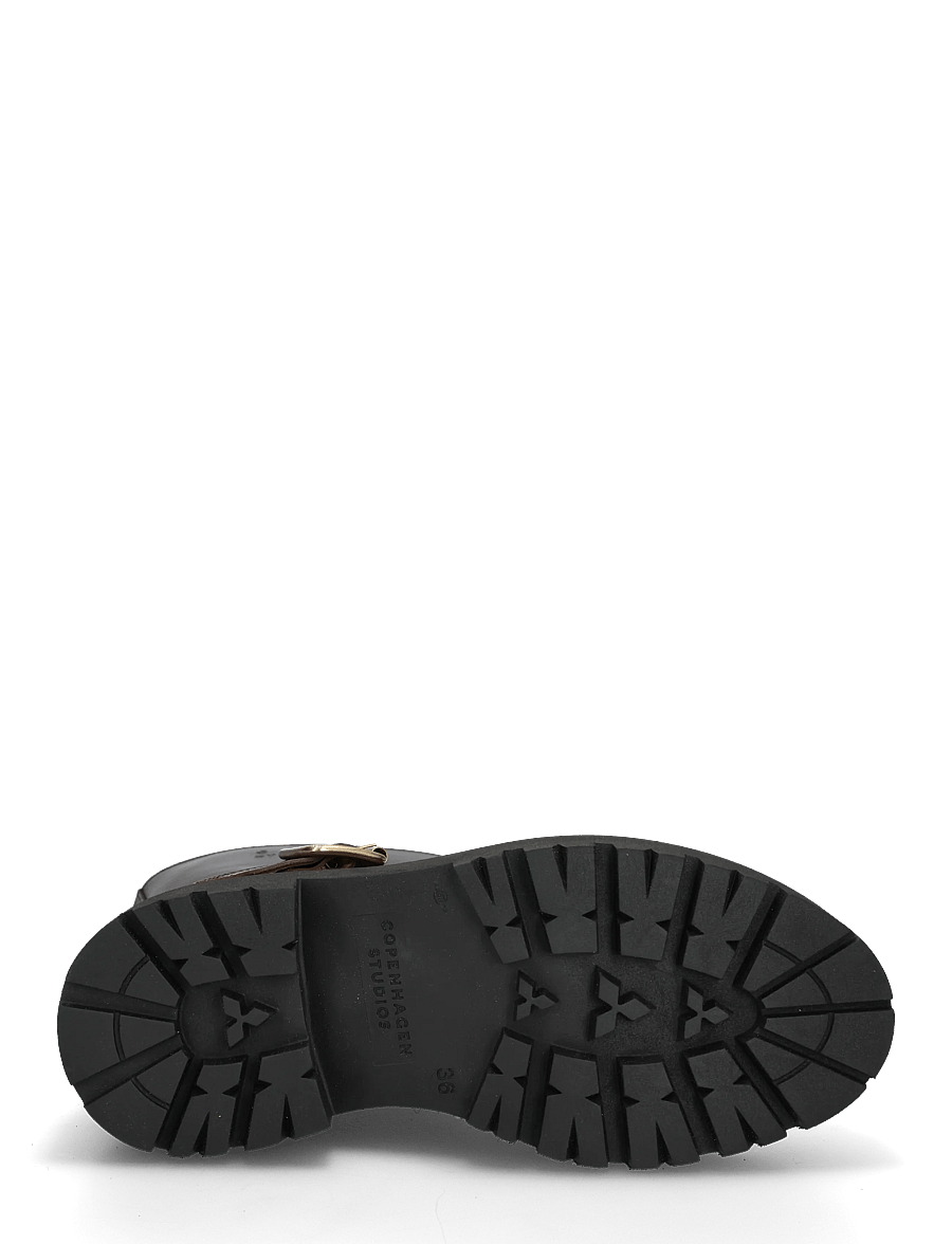 Copenhagen Studios - CPH900 grainy leather teddy dark brown - madalad poolsaapad - brown - 4