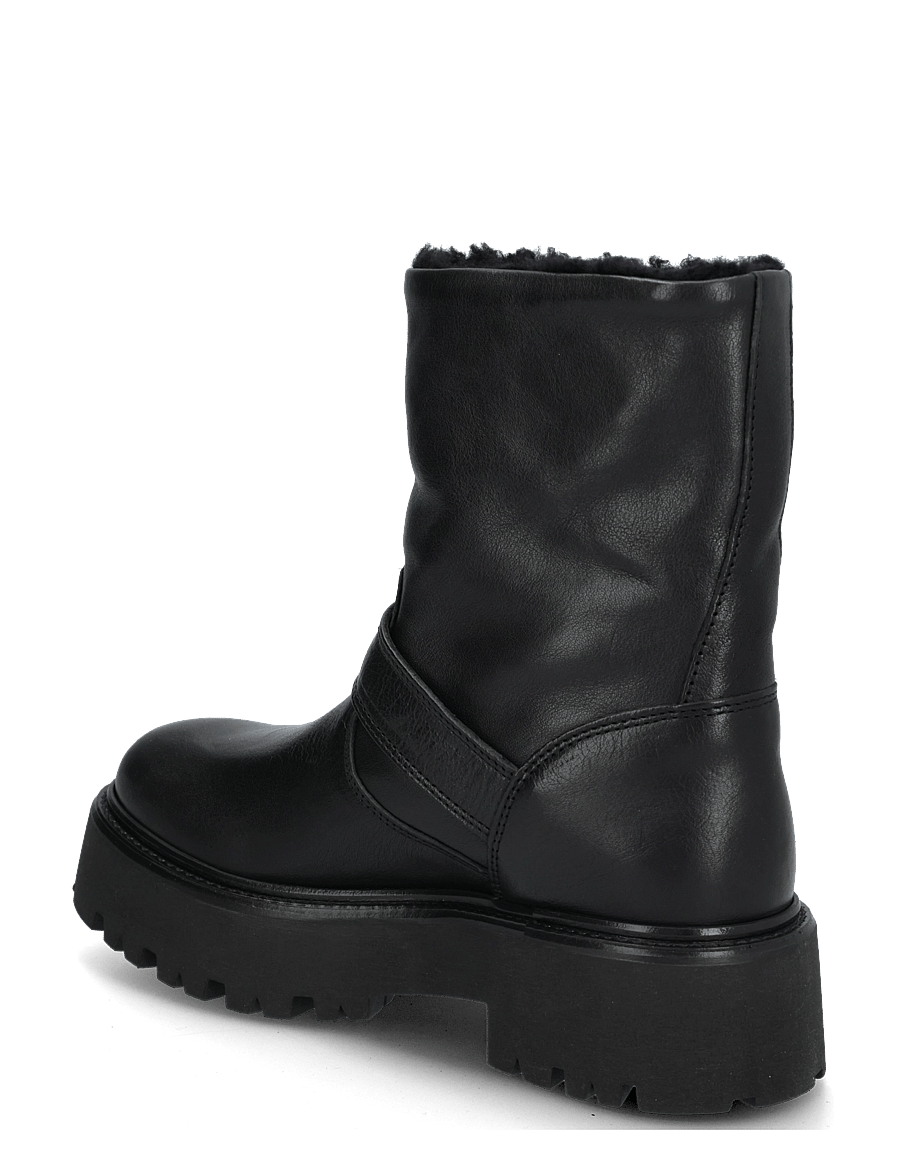 Copenhagen Studios - CPH900 grainy leather teddy black - flache stiefeletten - teddy black - 1