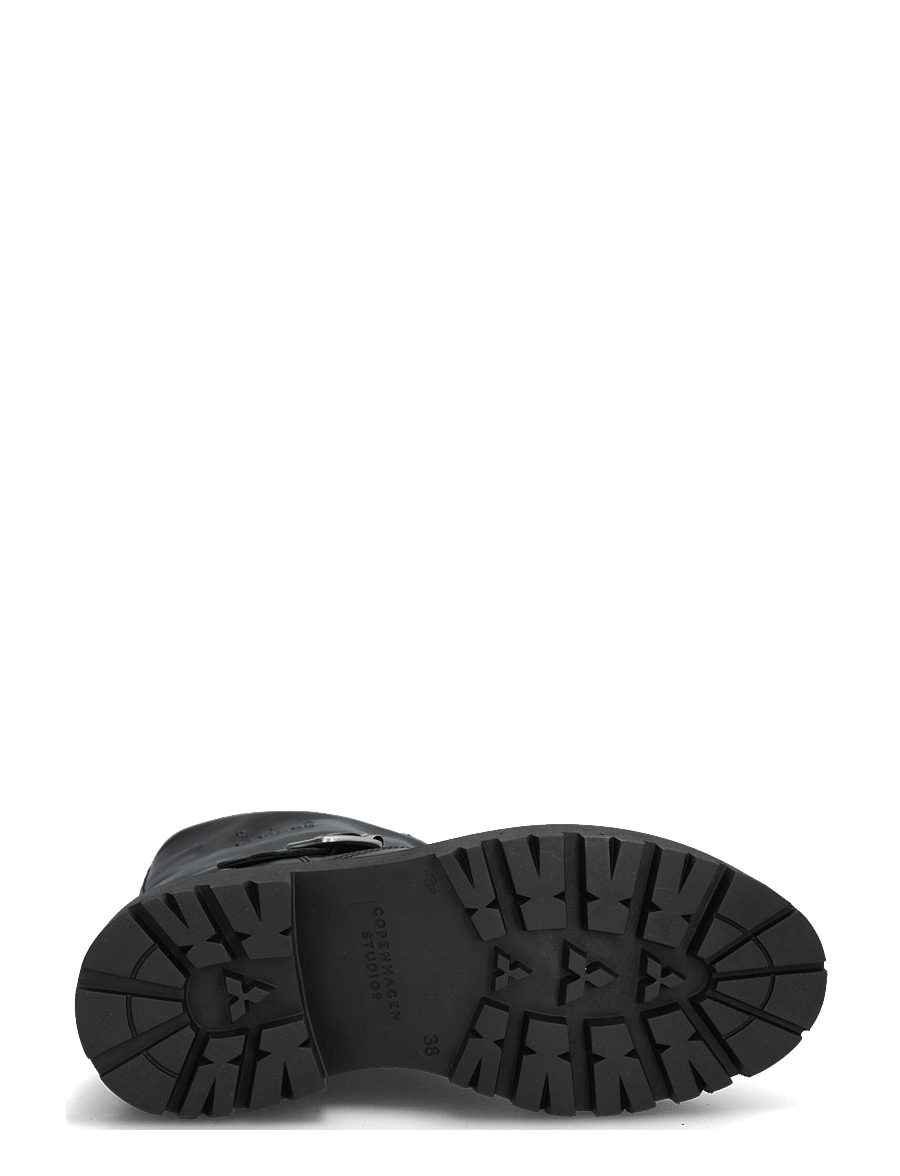 Copenhagen Studios - CPH900 grainy leather teddy black - flache stiefeletten - teddy black - 4
