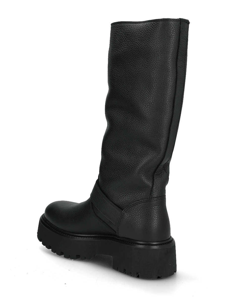 Copenhagen Studios - CPH901 grainy leather black - knähöga stövlar - black - 1