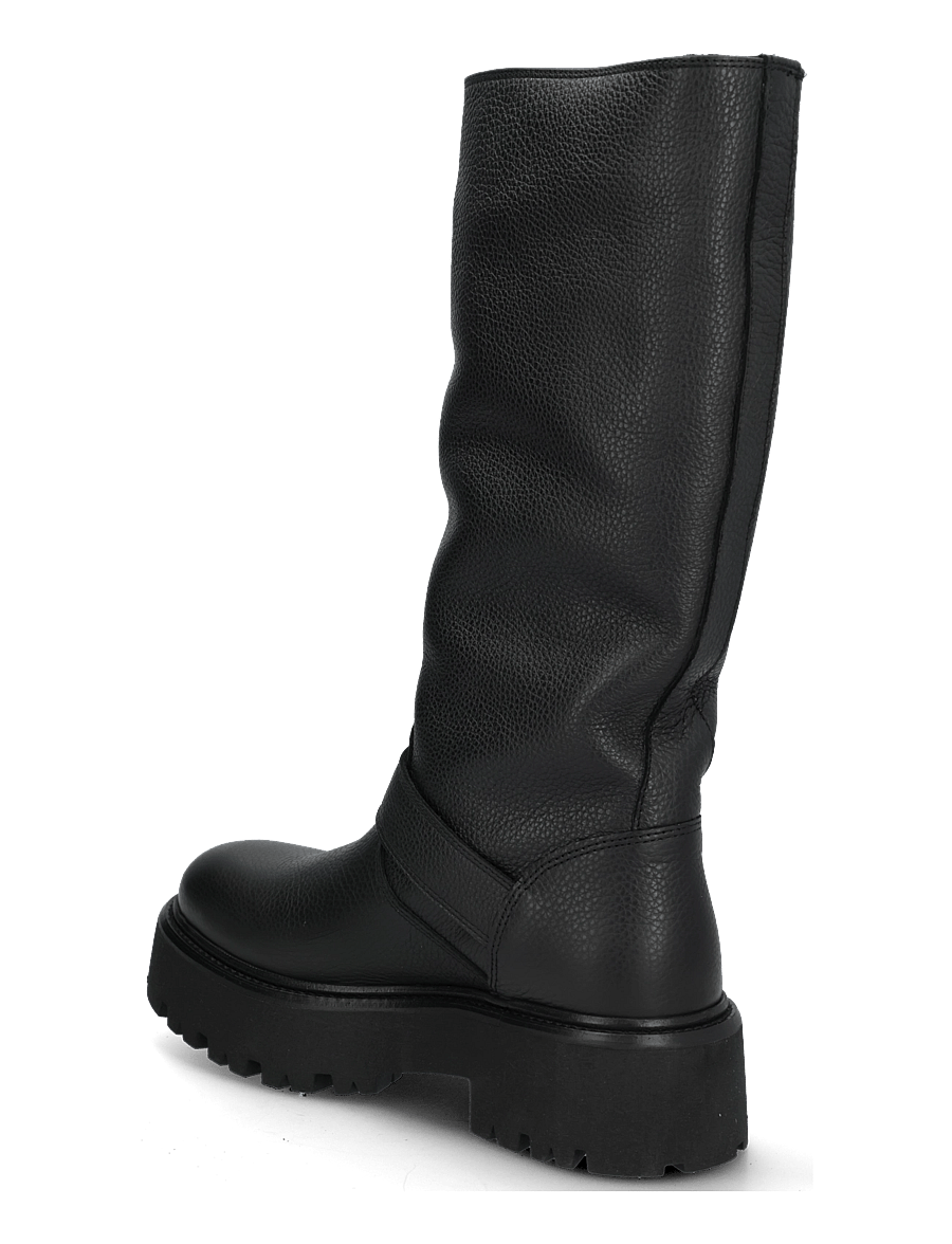 Copenhagen Studios - CPH901 grainy leather black - kniehohe stiefel - black - 1