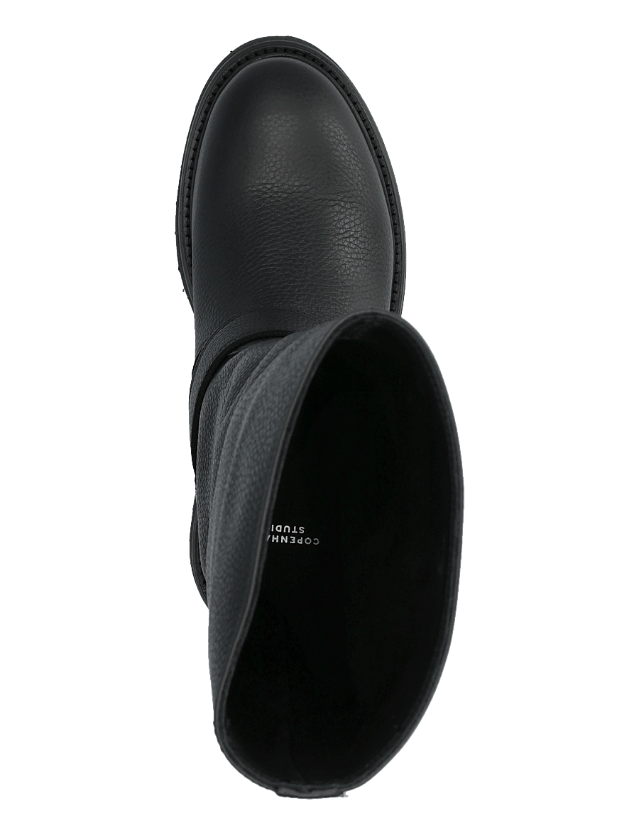 Copenhagen Studios - CPH901 grainy leather black - kniehohe stiefel - black - 3