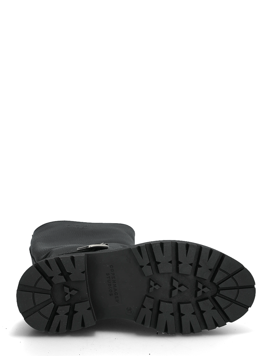 Copenhagen Studios - CPH901 grainy leather black - knähöga stövlar - black - 4