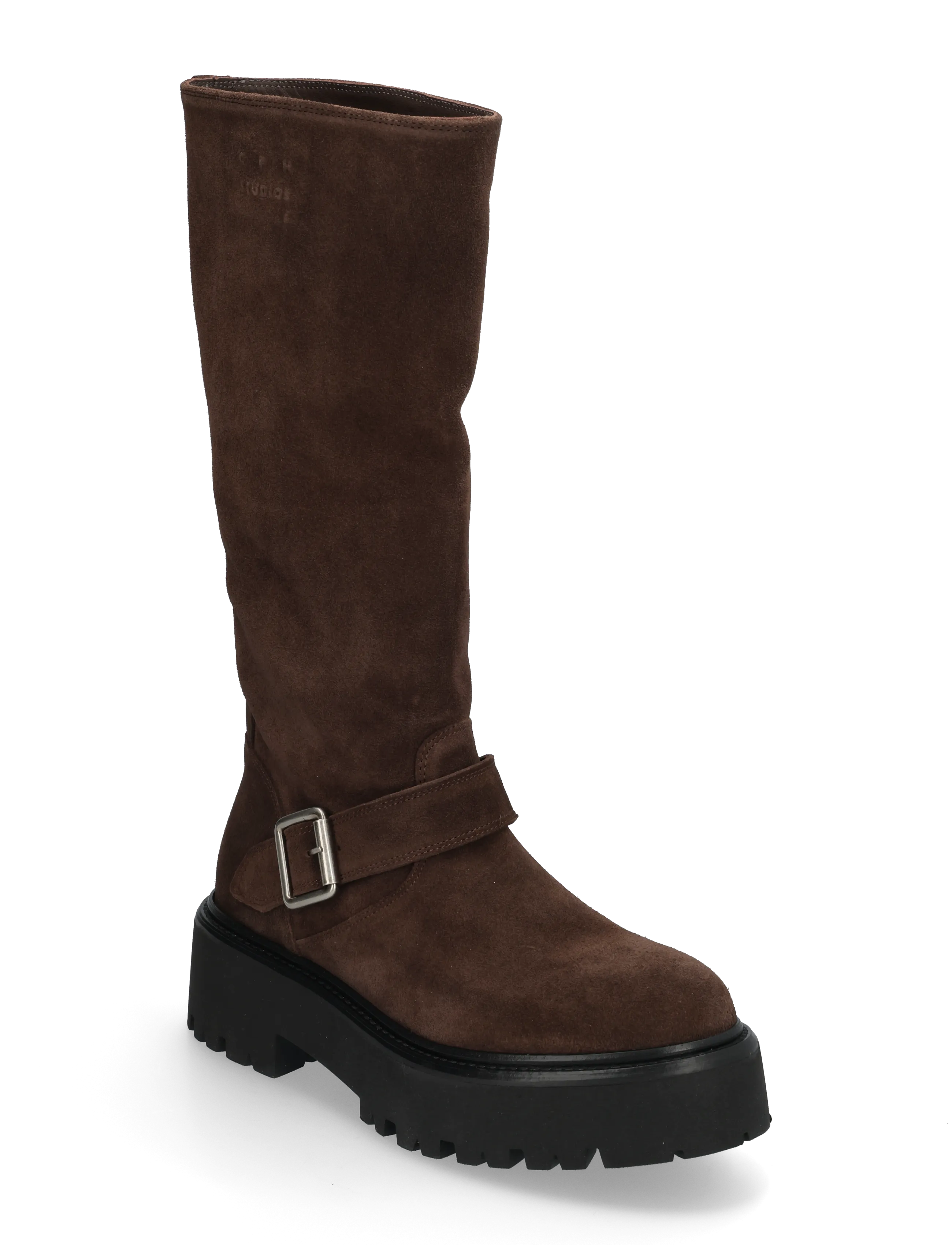 Copenhagen Studios CPH901 grainy leather black - Hohe Stiefel - CHOCOLATE / brown