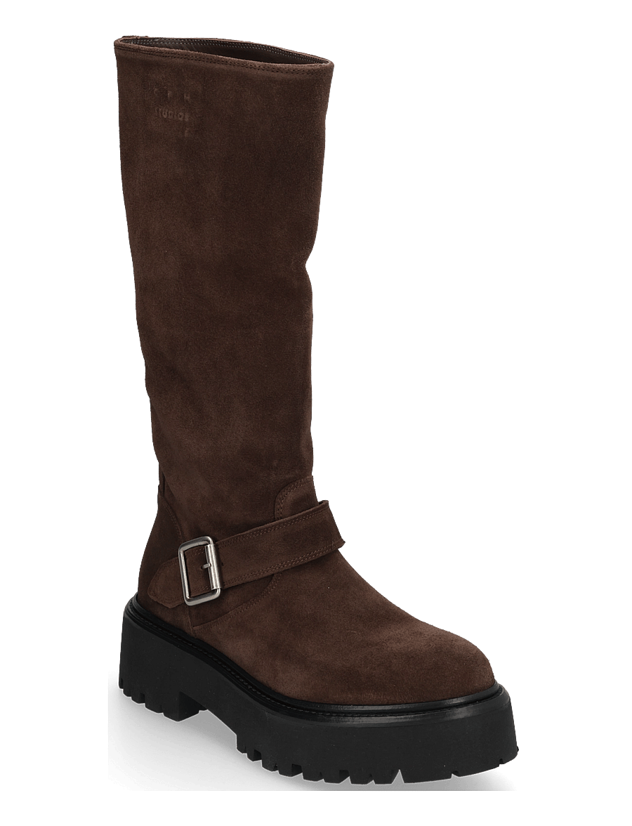 Copenhagen Studios - CPH901 suede chocolate - kniehohe stiefel - chocolate - 0