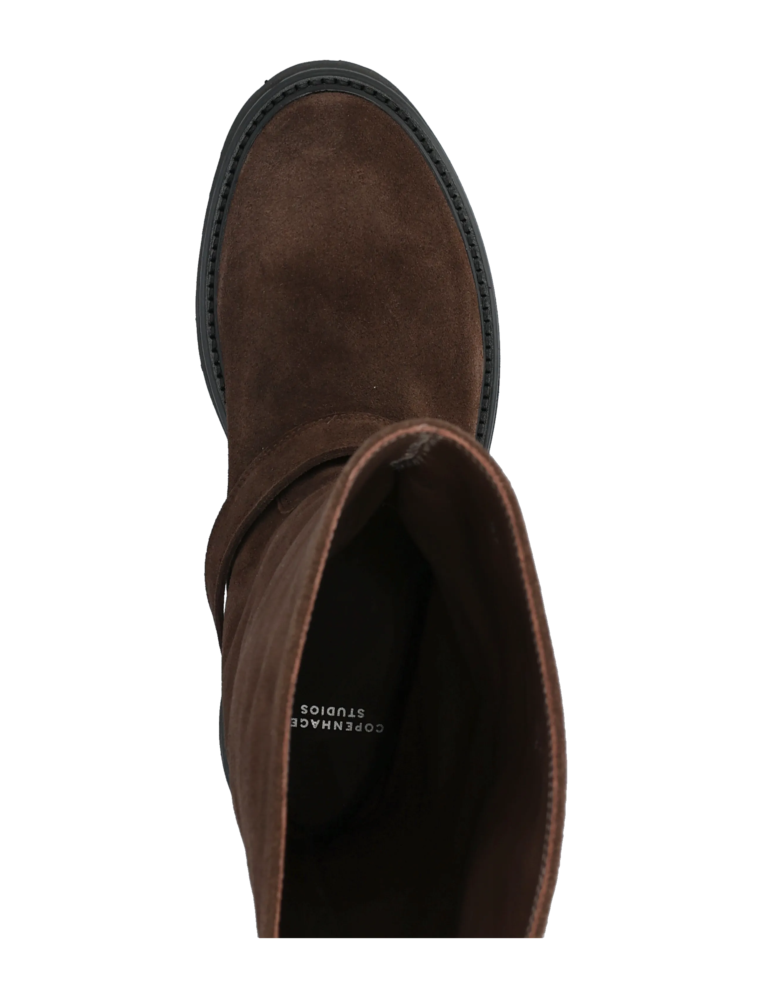 Copenhagen Studios - CPH901 grainy leather black - langskaftede støvler - chocolate - 3