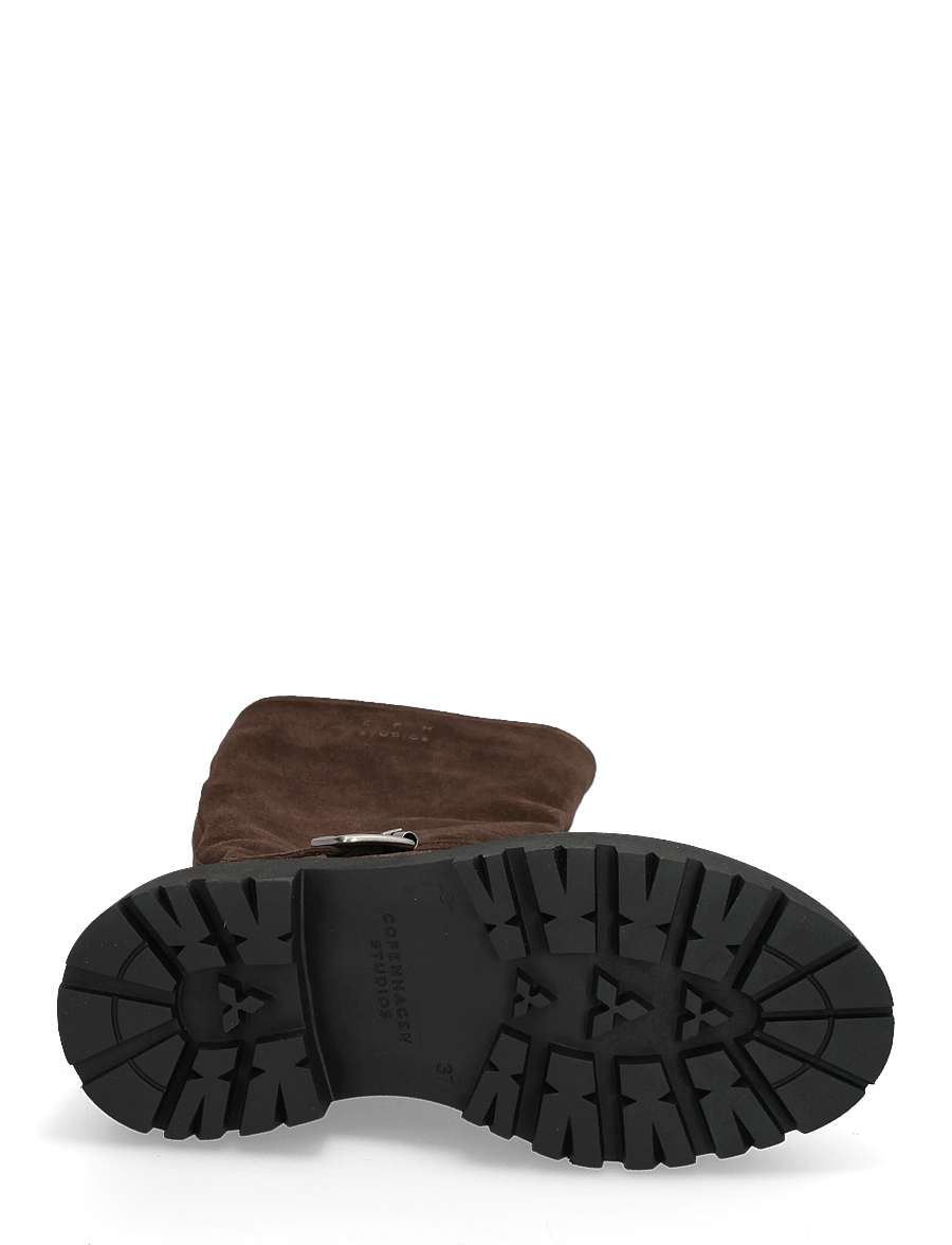 Copenhagen Studios - CPH901 grainy leather black - langskaftede støvler - chocolate - 4